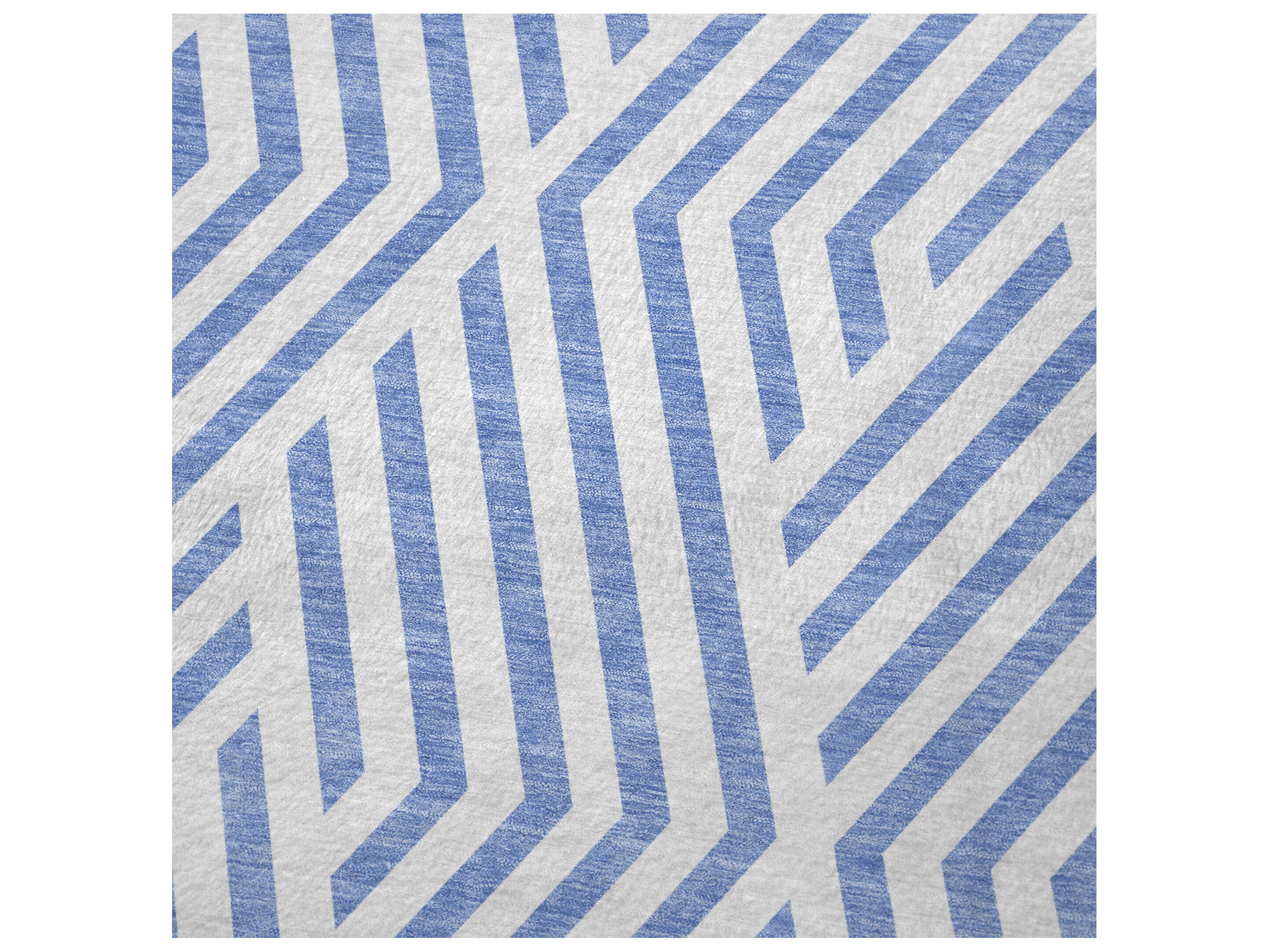 Dalyn Sherpa Blue Polyester Throw