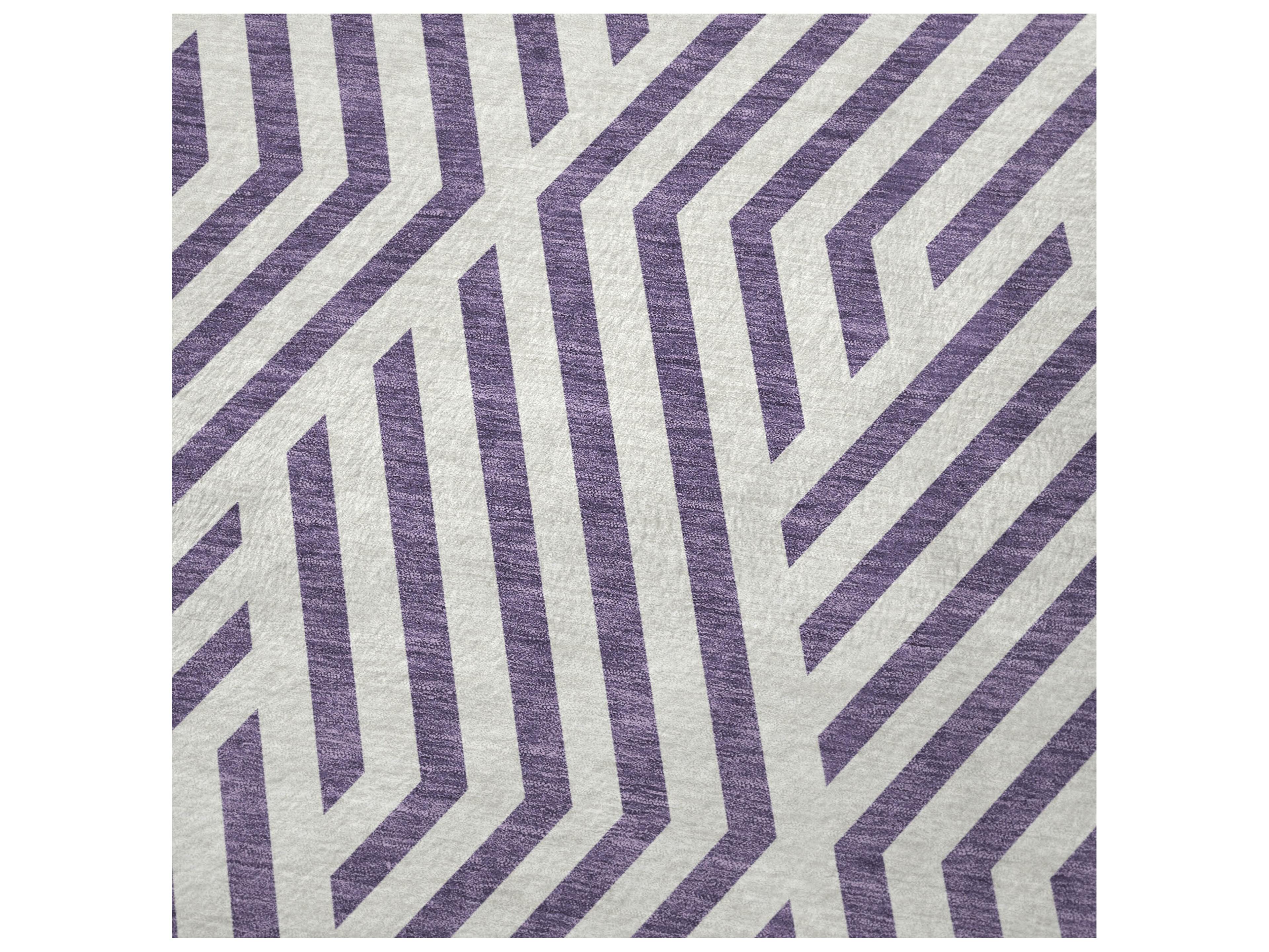 Dalyn Sherpa Purple Polyester Throw