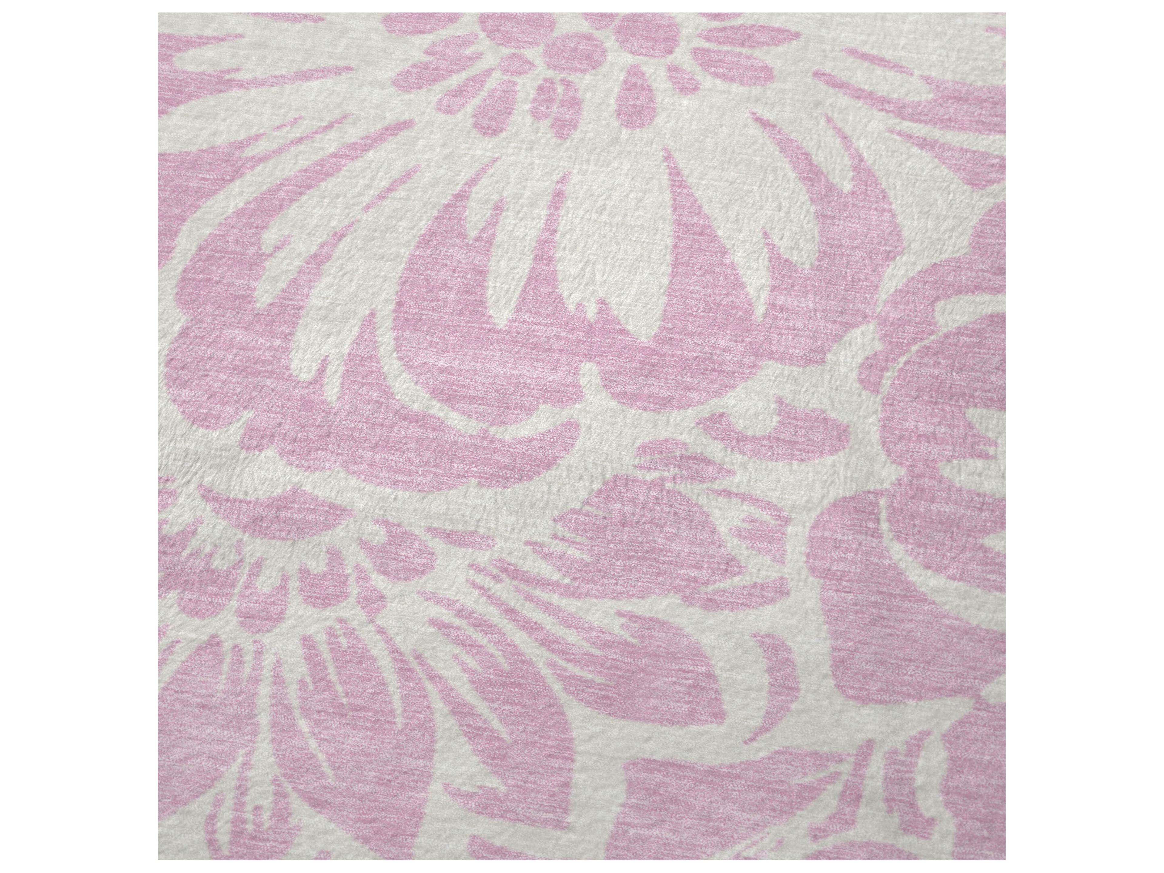 Dalyn Sherpa Pink Polyester Throw