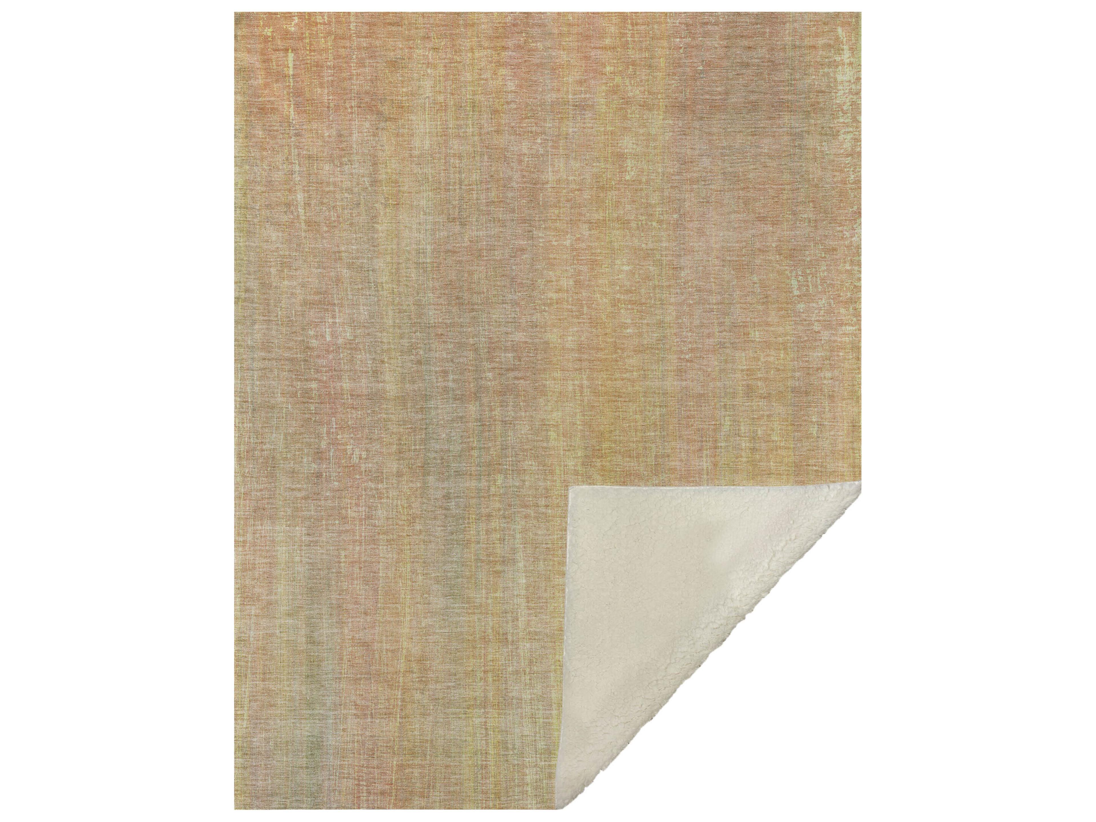 Sherpa Pink Polyester Throw