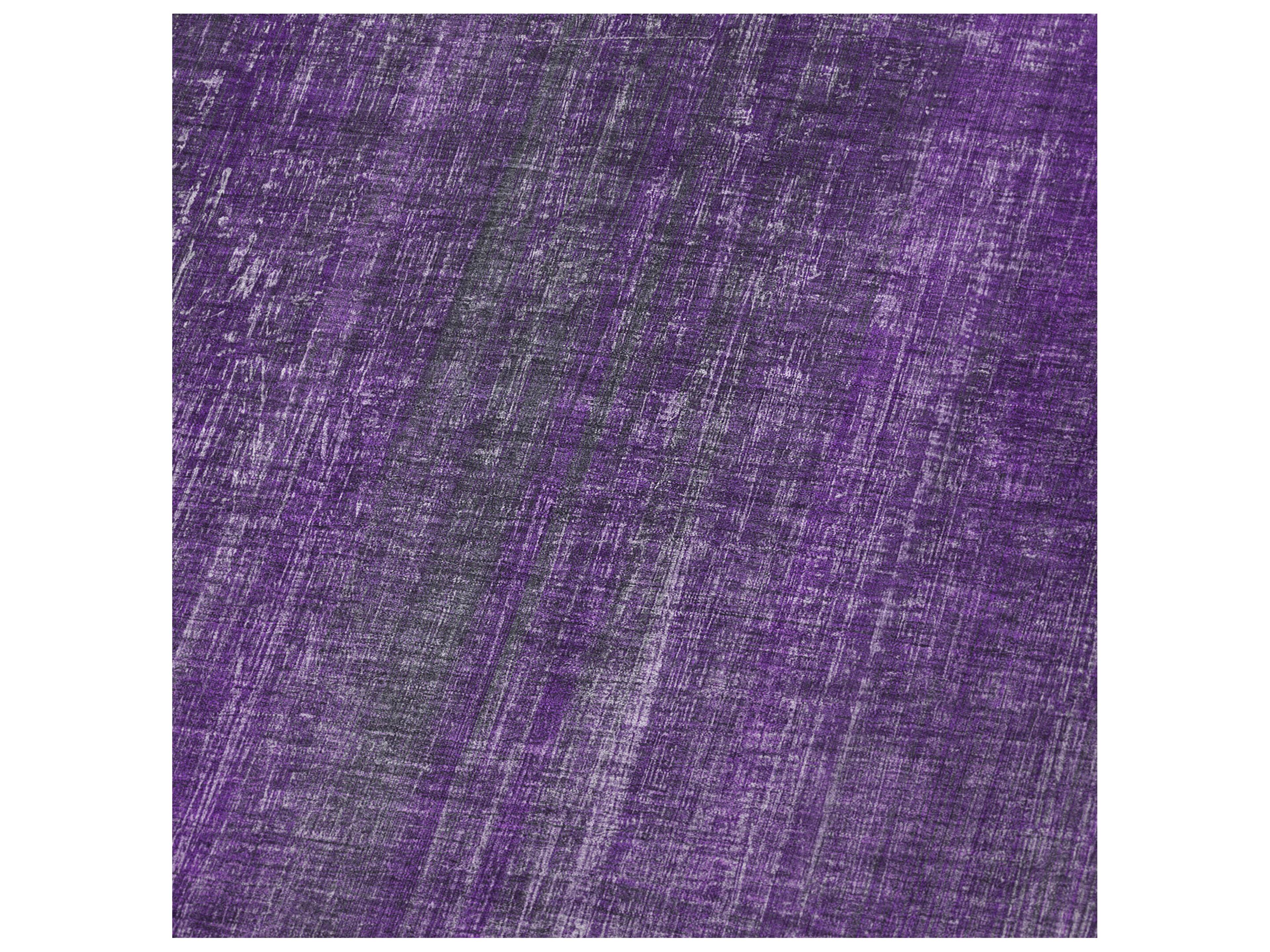 Dalyn Sherpa Purple Polyester Throw