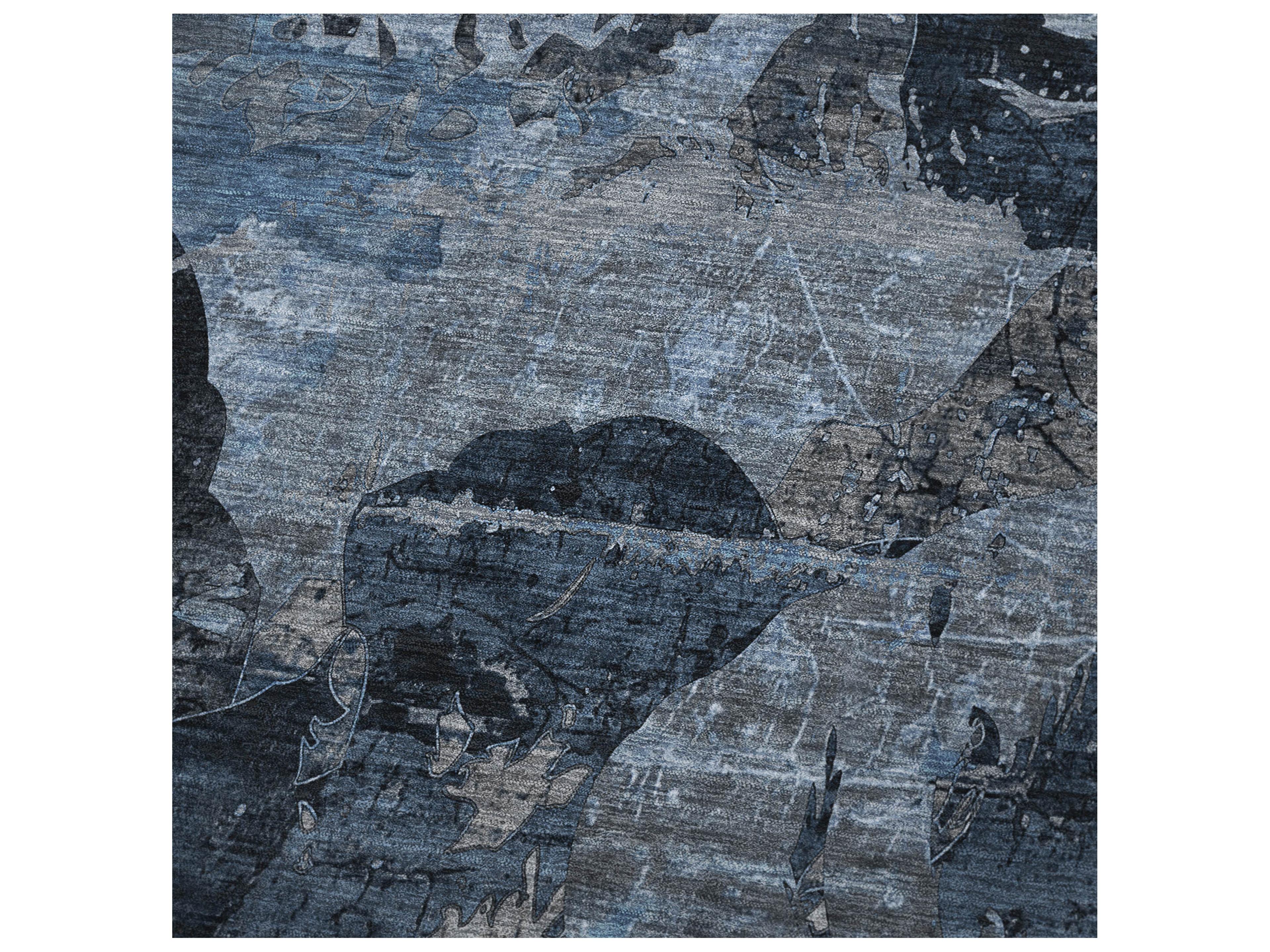 Dalyn Sherpa Blue Polyester Throw