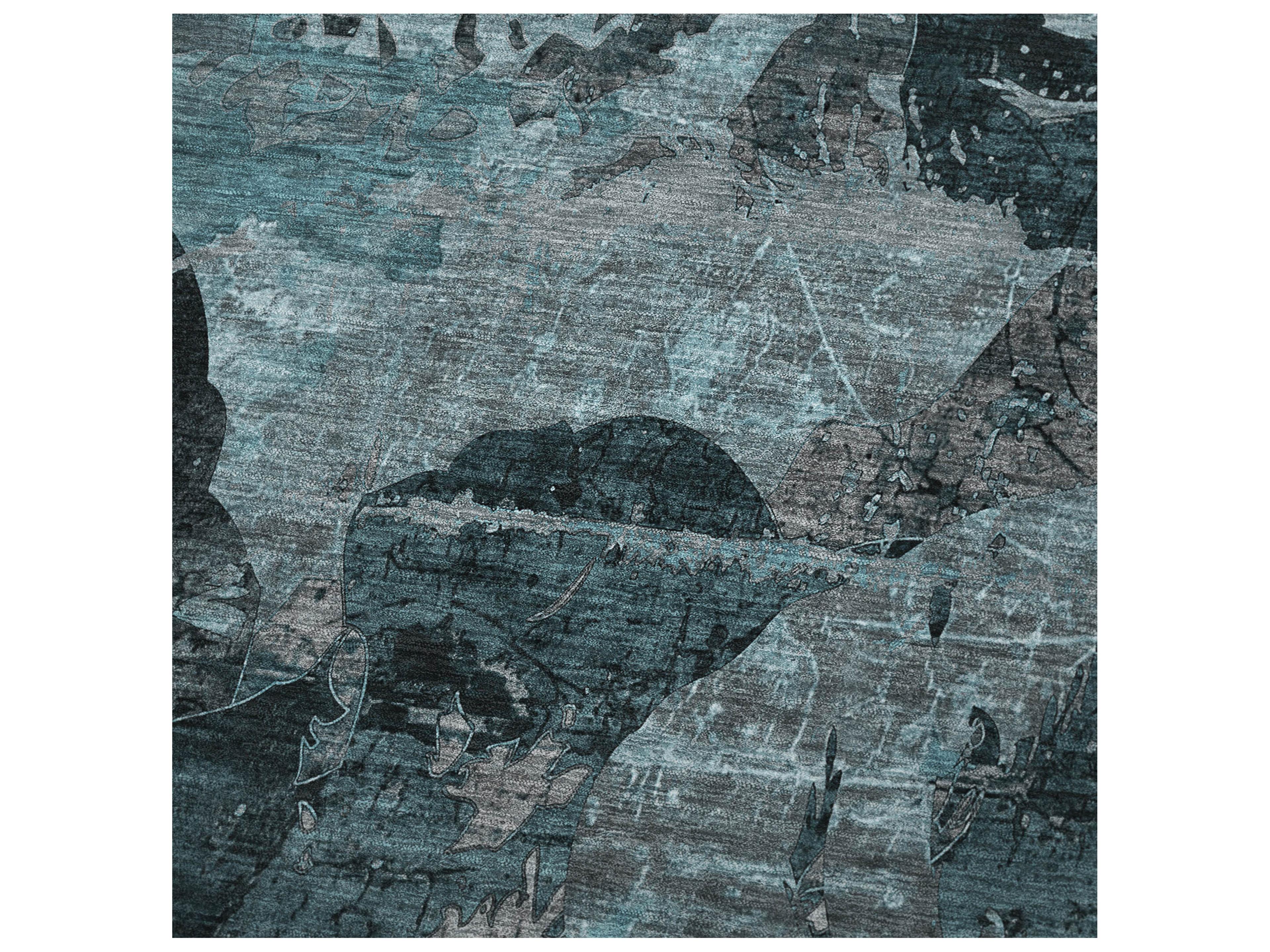 Dalyn Sherpa Teal Polyester Throw