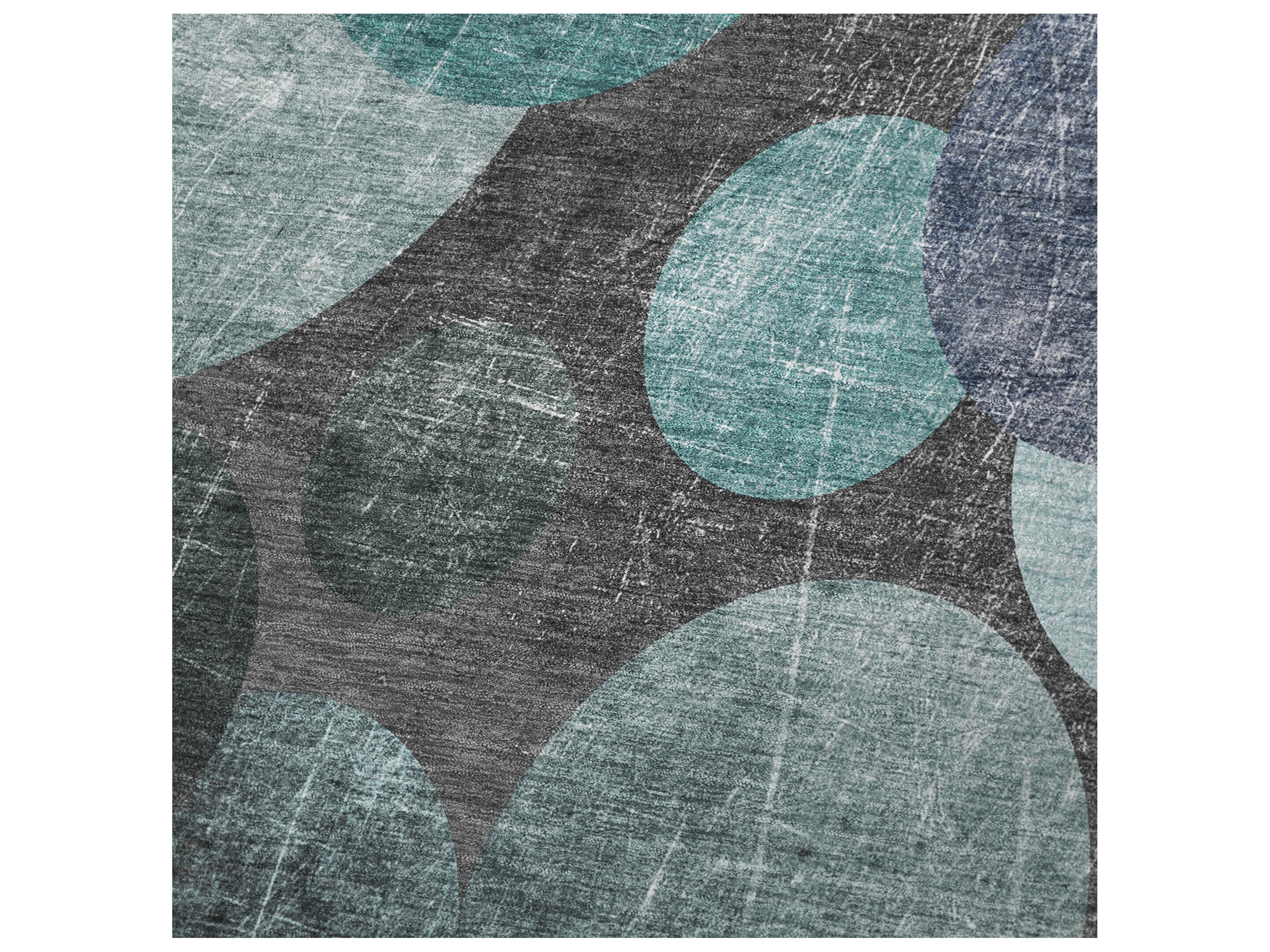 Dalyn Sherpa Teal Polyester Throw