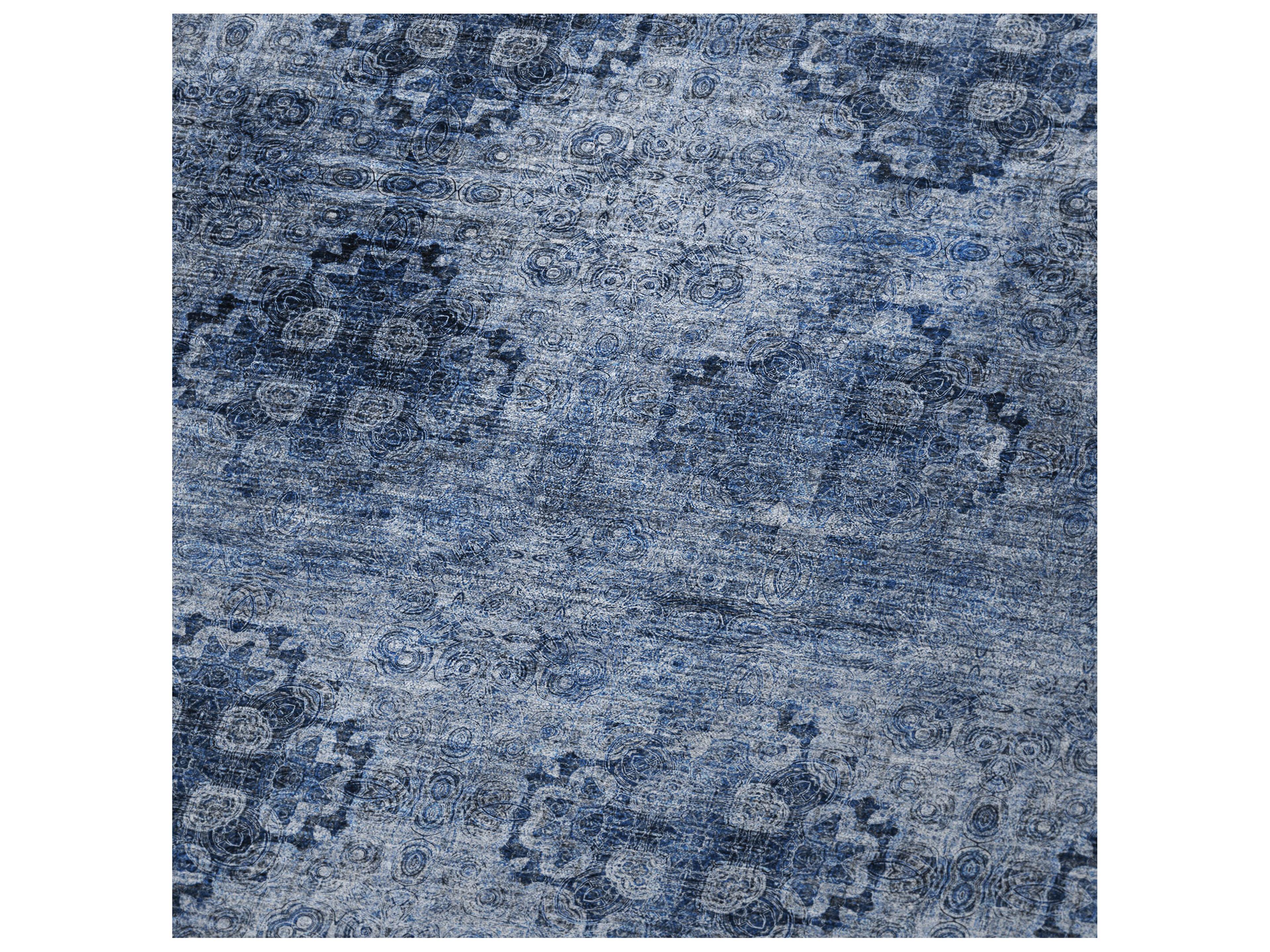Dalyn Sherpa Blue Polyester Throw