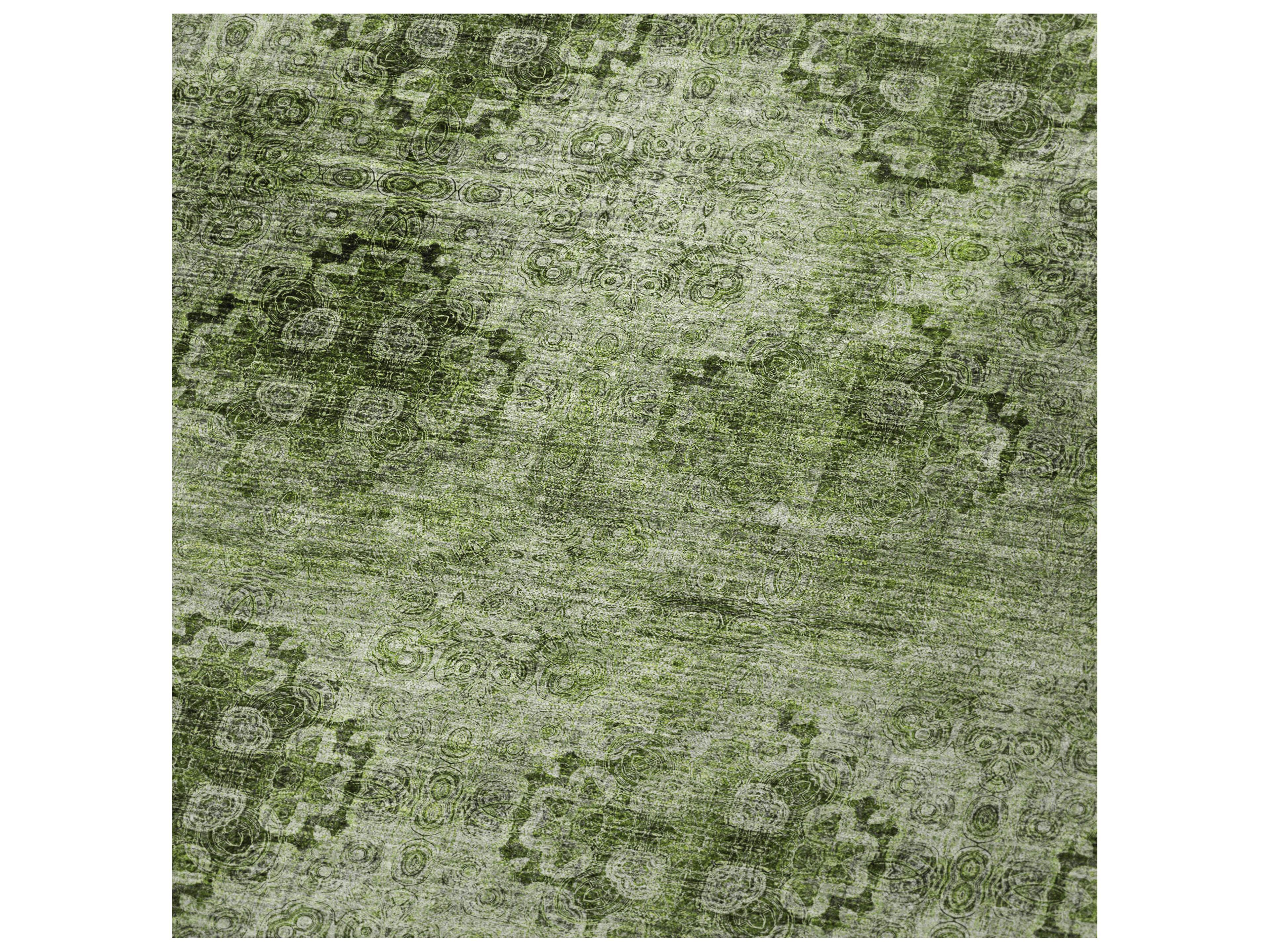 Dalyn Sherpa Green Polyester Throw