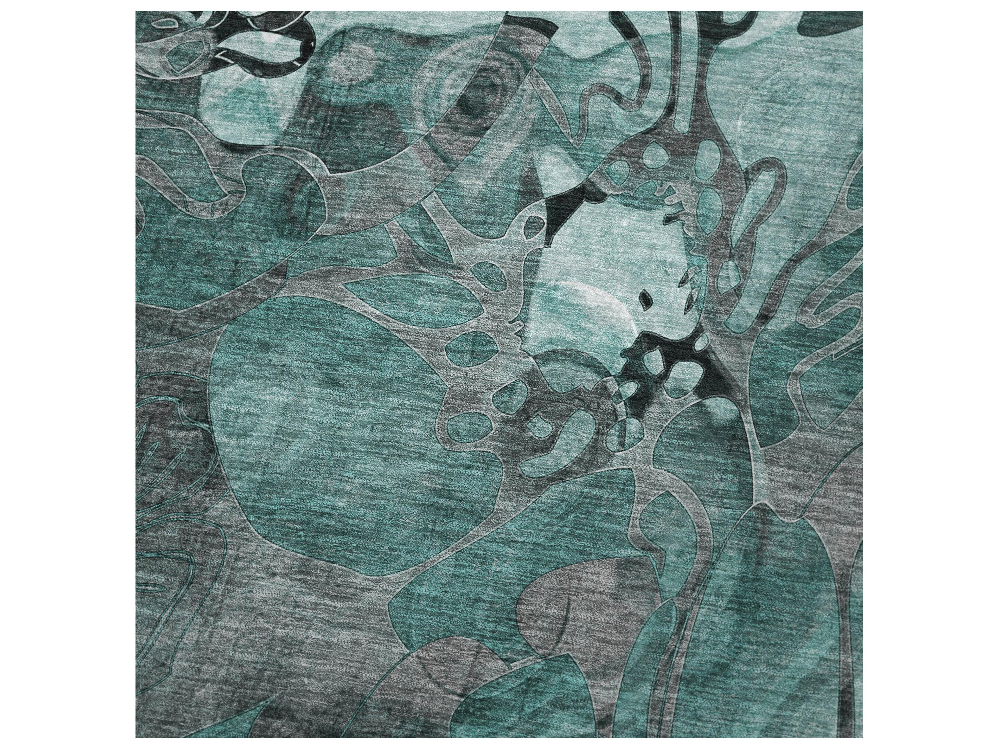 Dalyn Sherpa Teal Polyester Throw