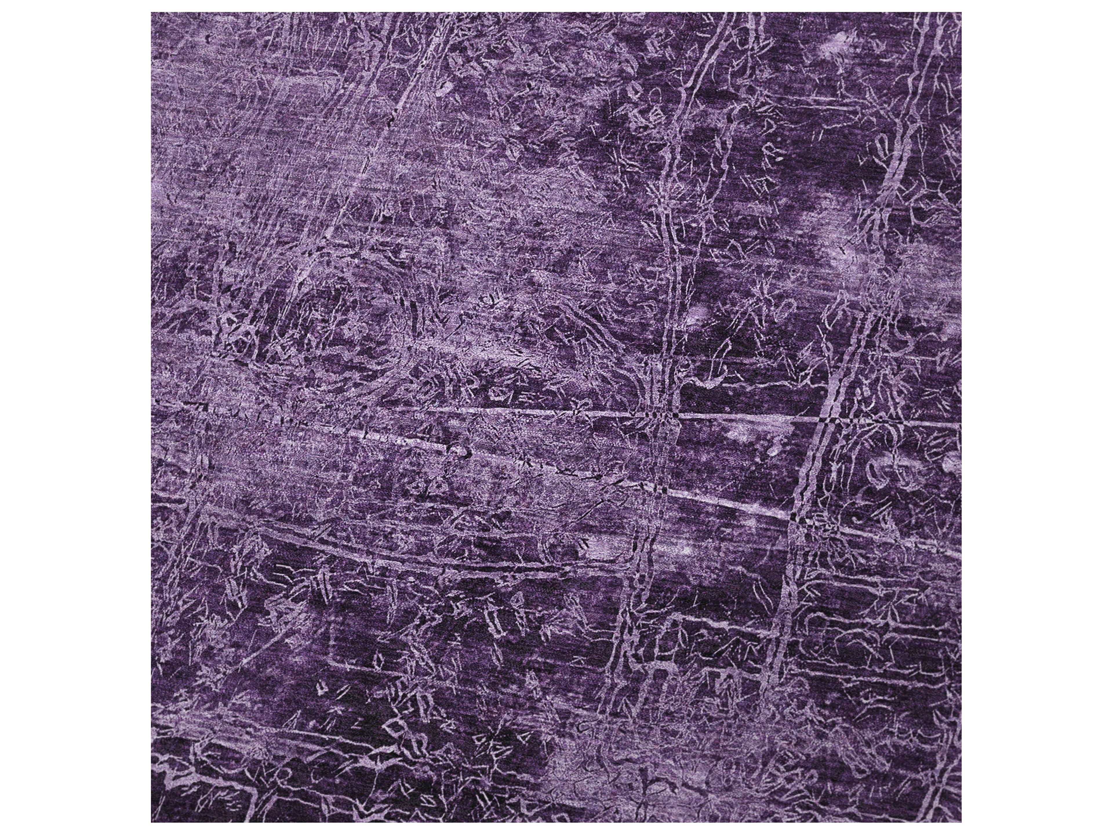 Dalyn Sherpa Purple Polyester Throw