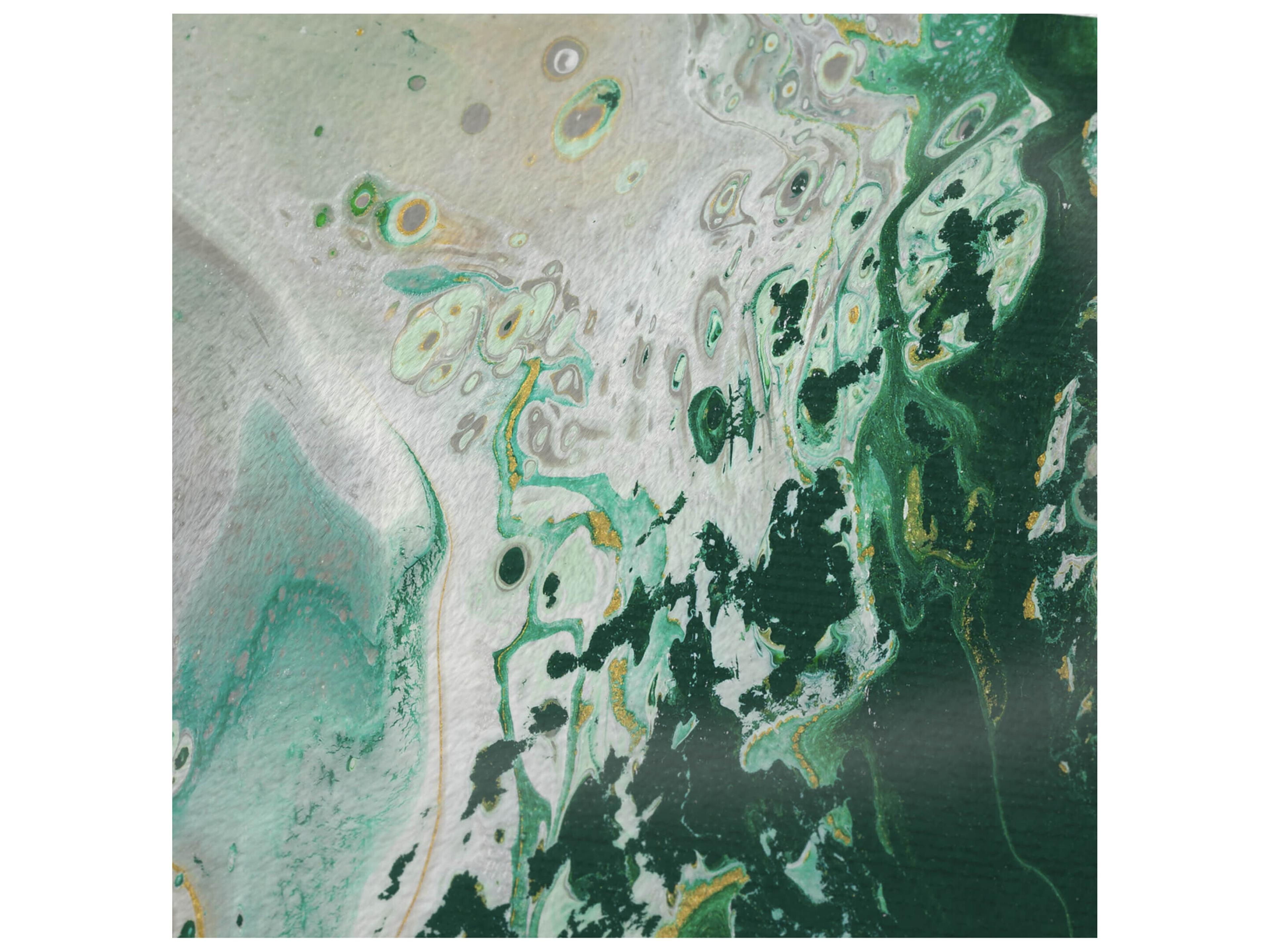 Dalyn Sherpa Green Polyester Throw