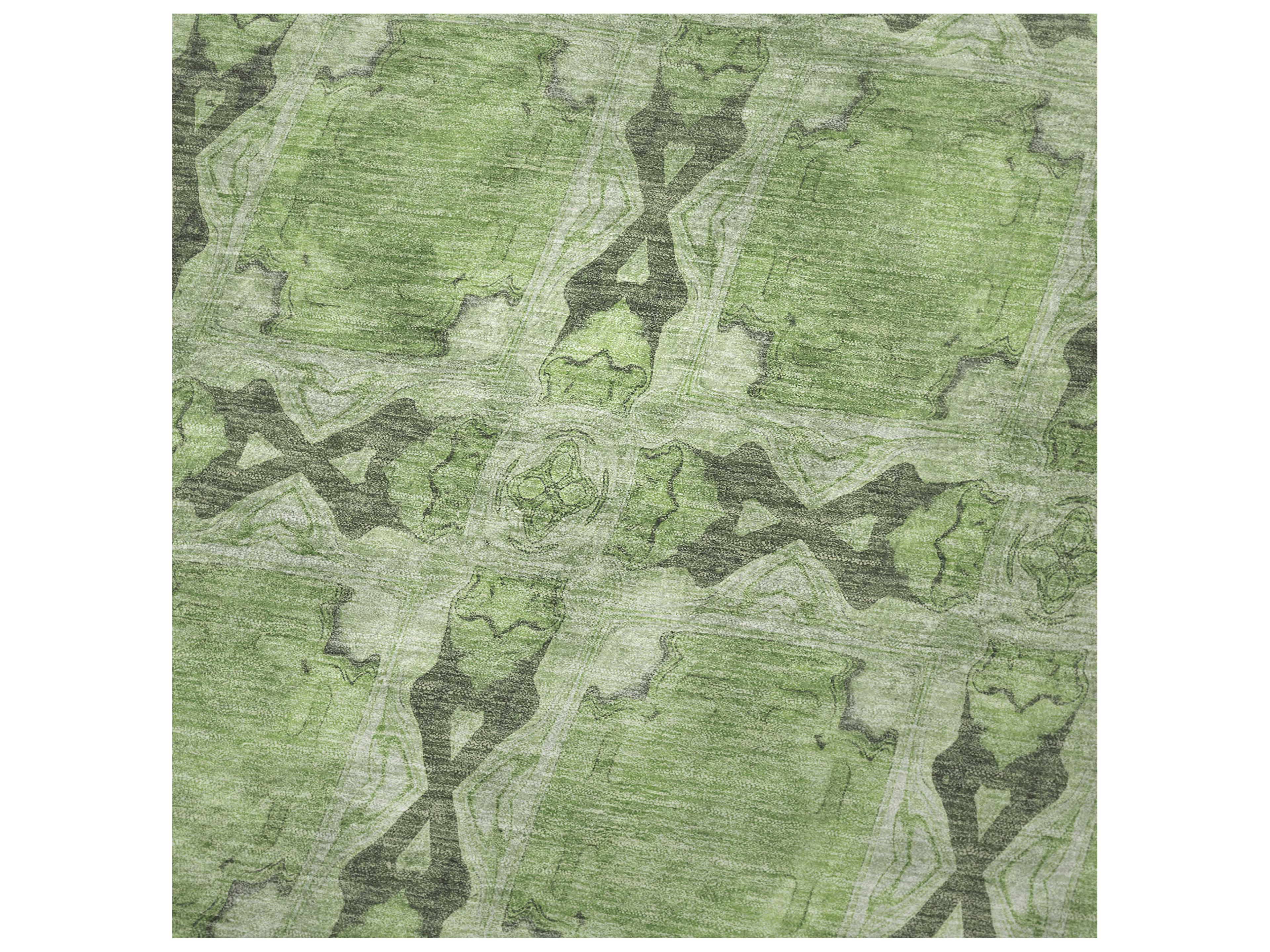 Dalyn Sherpa Green Polyester Throw