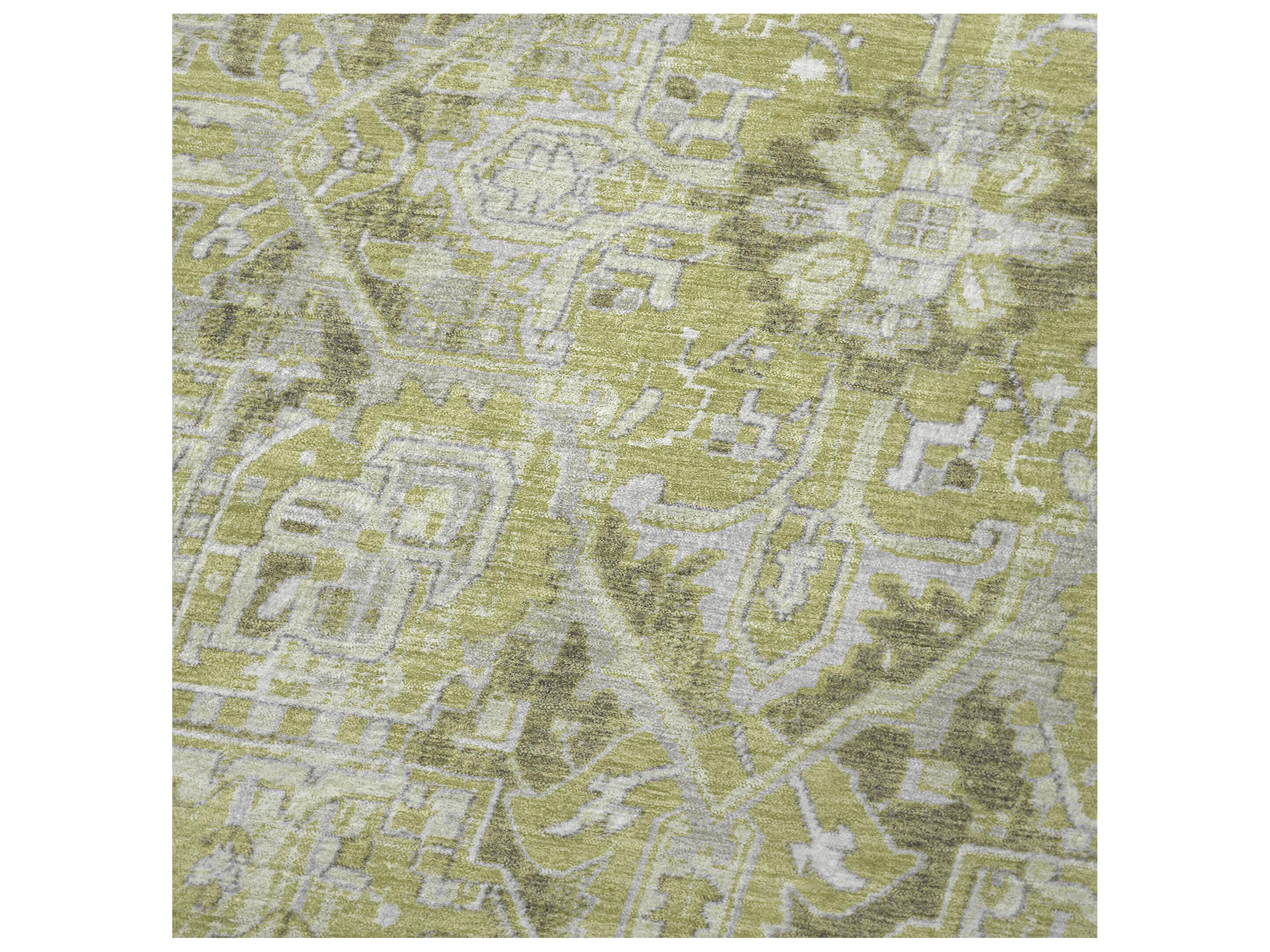 Dalyn Sherpa Green Polyester Throw