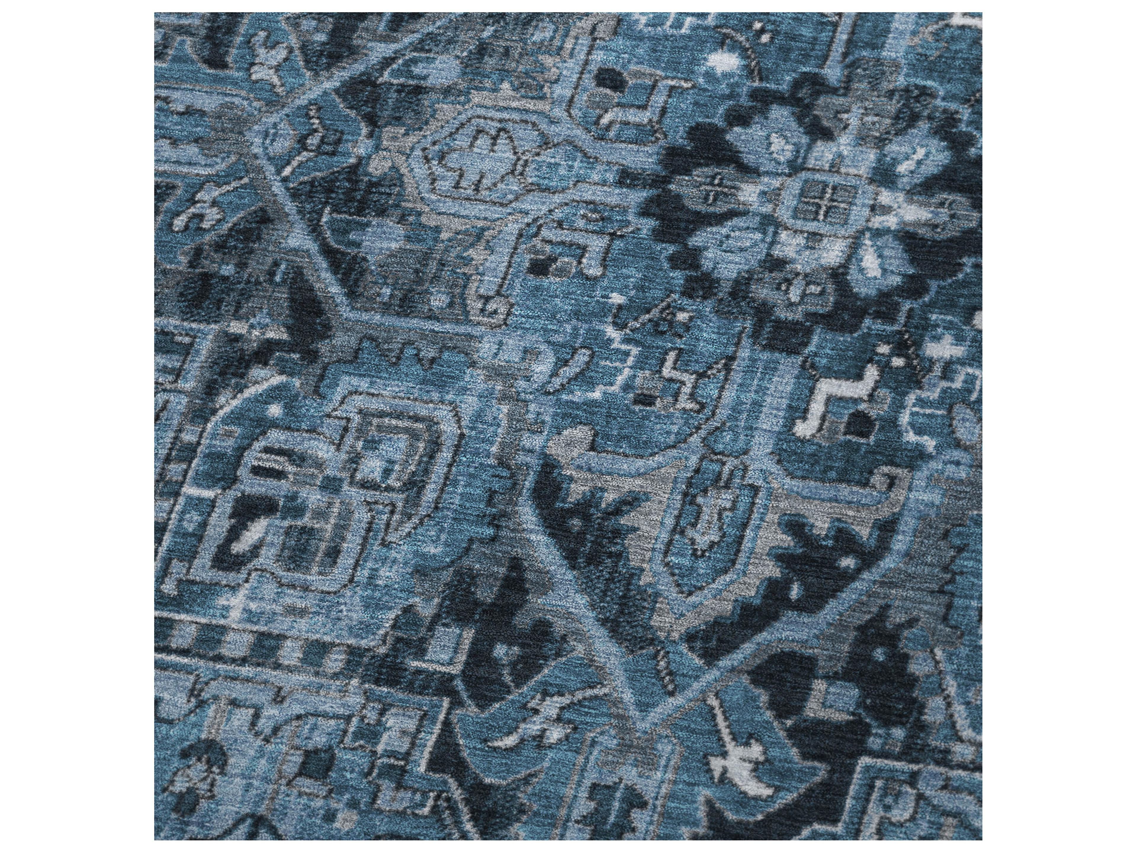 Dalyn Sherpa Blue Polyester Throw
