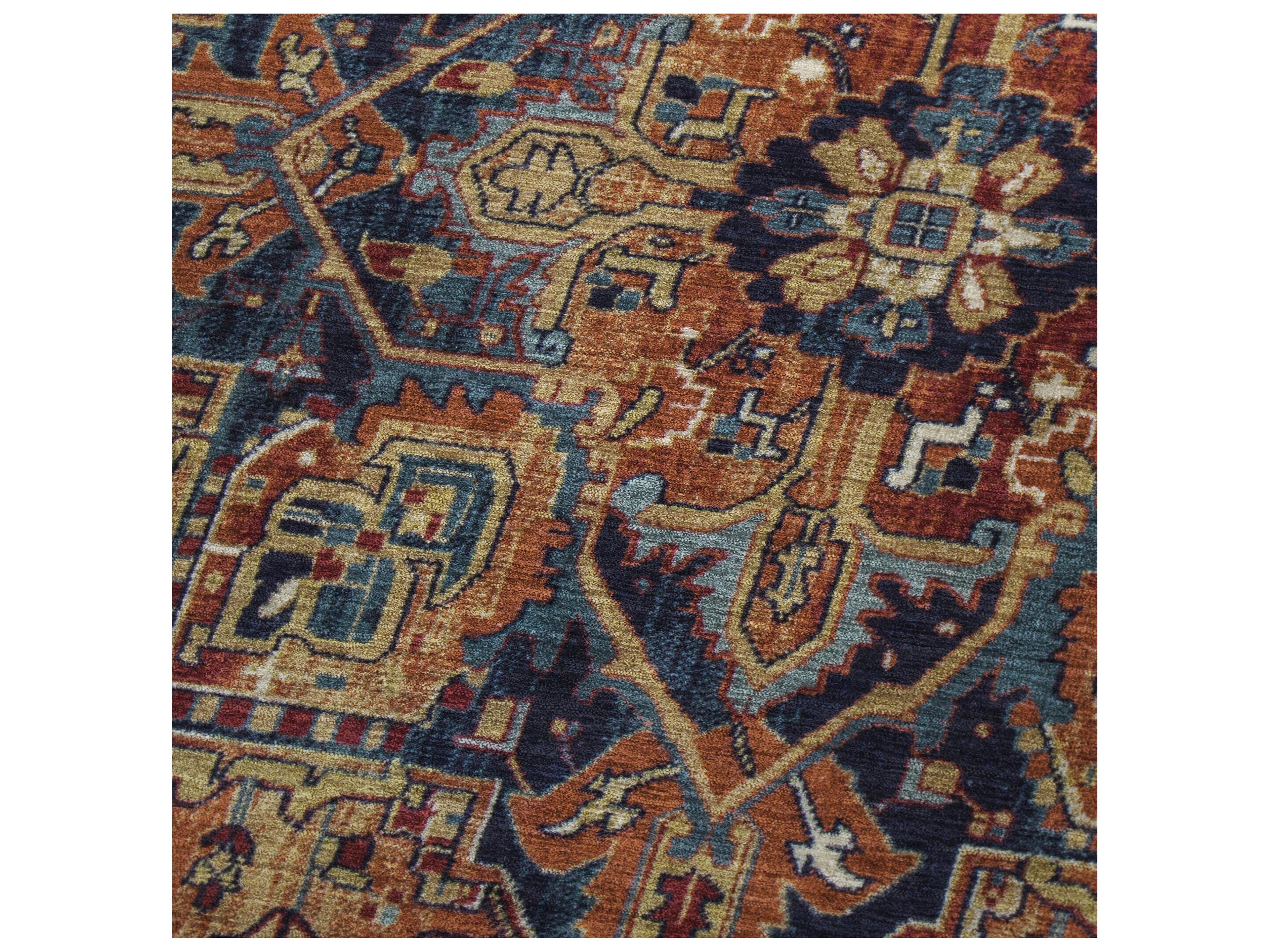 Dalyn Sherpa Orange Polyester Throw