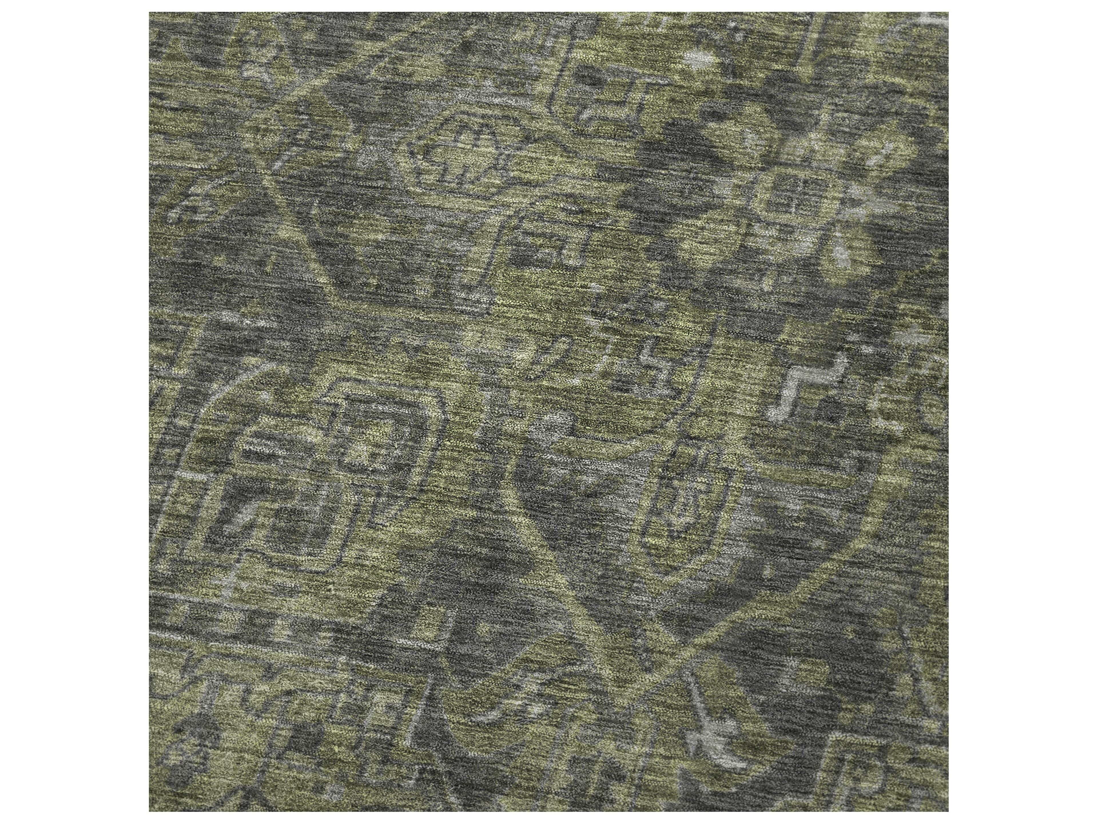 Dalyn Sherpa Green Polyester Throw