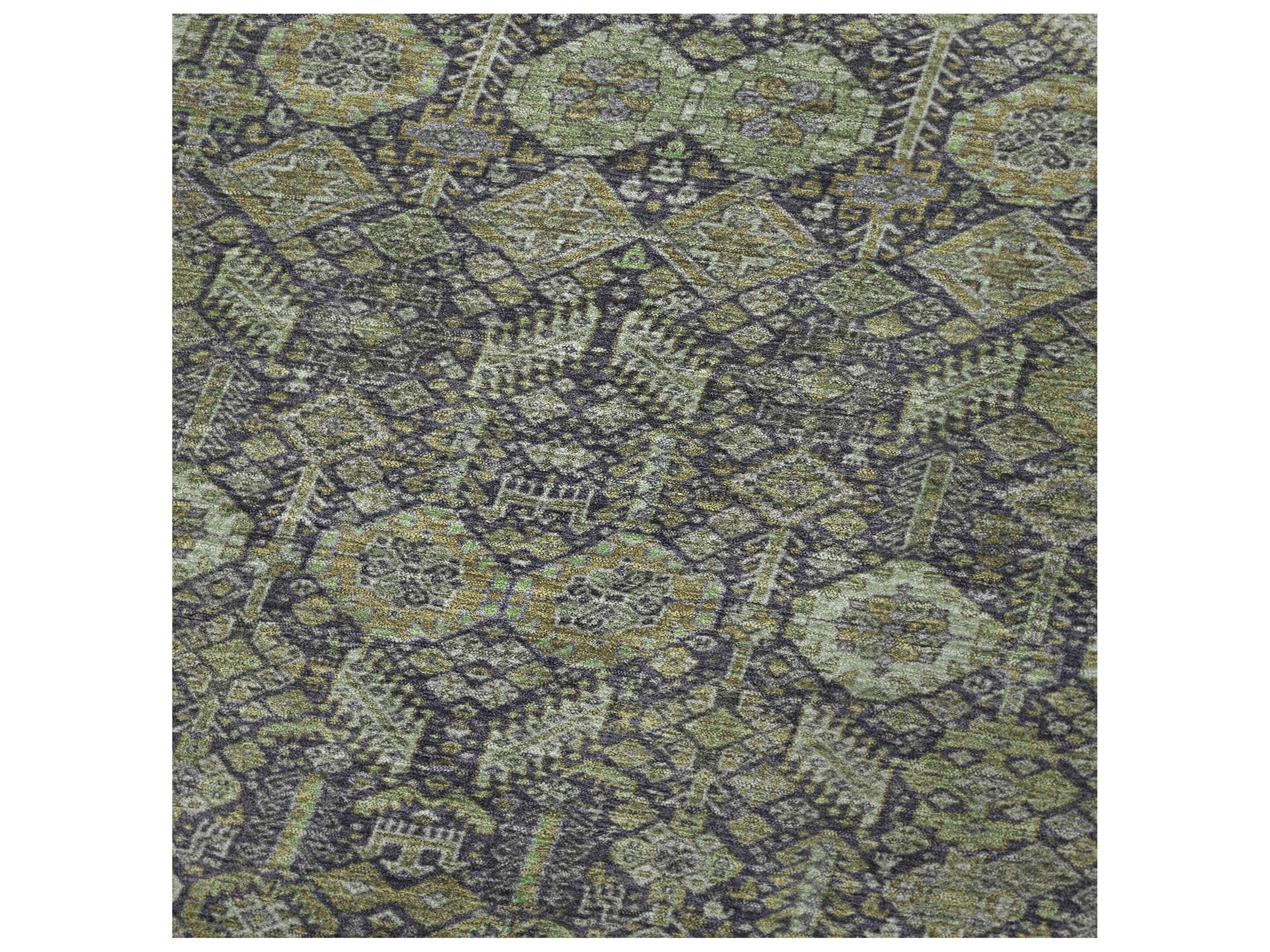 Dalyn Sherpa Green Polyester Throw