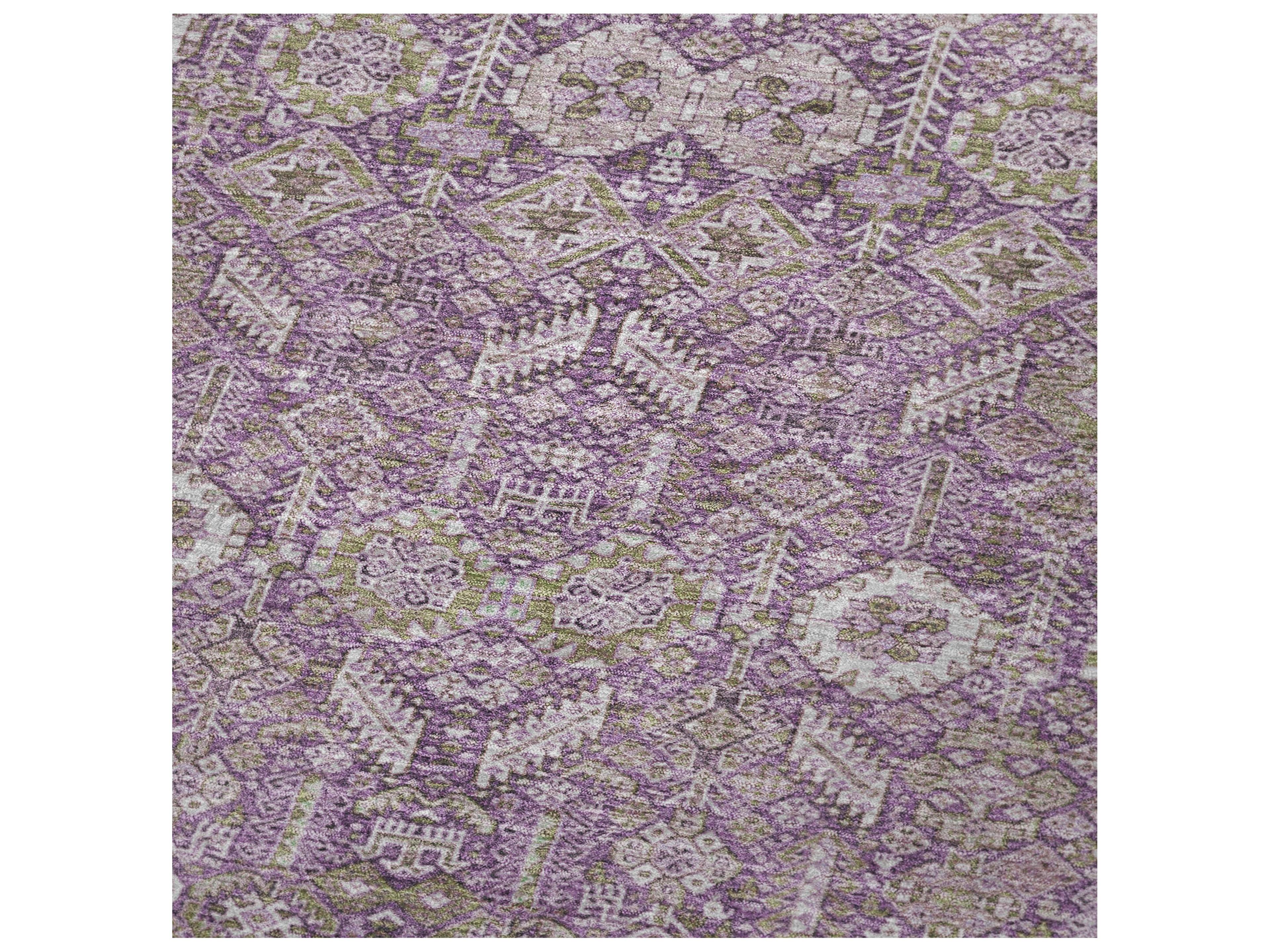 Dalyn Sherpa Purple Polyester Throw