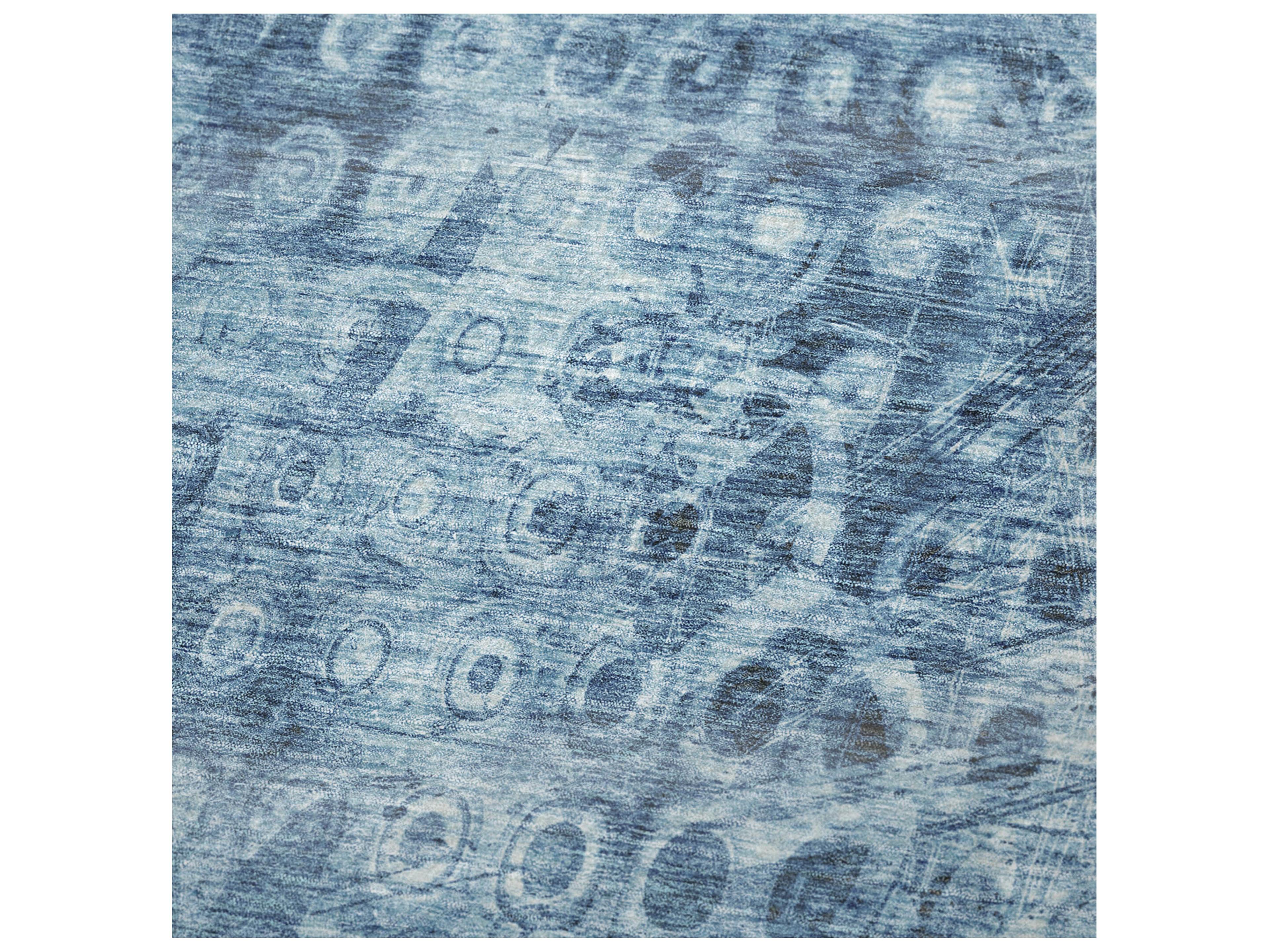 Dalyn Sherpa Blue Polyester Throw