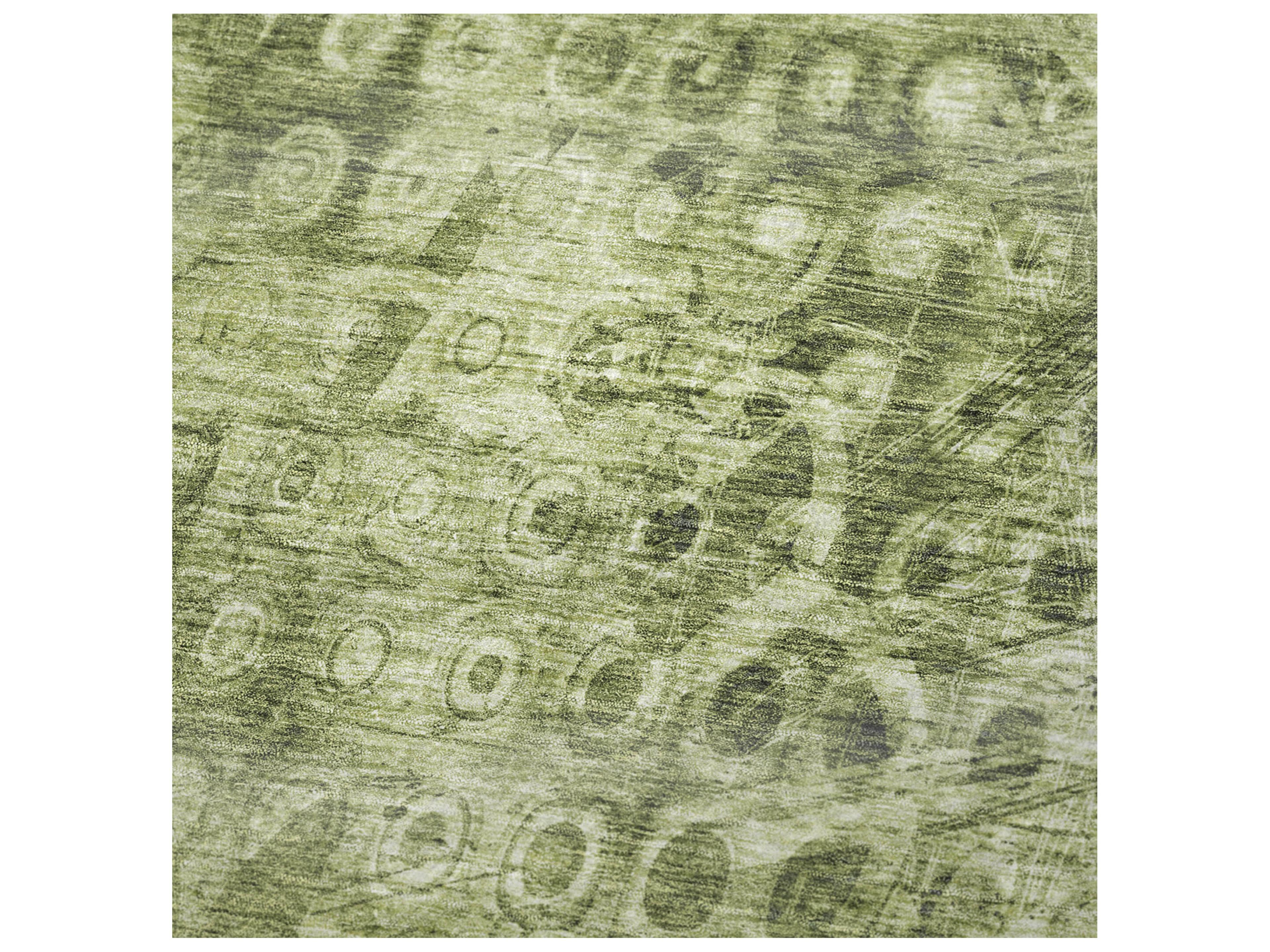 Dalyn Sherpa Green Polyester Throw