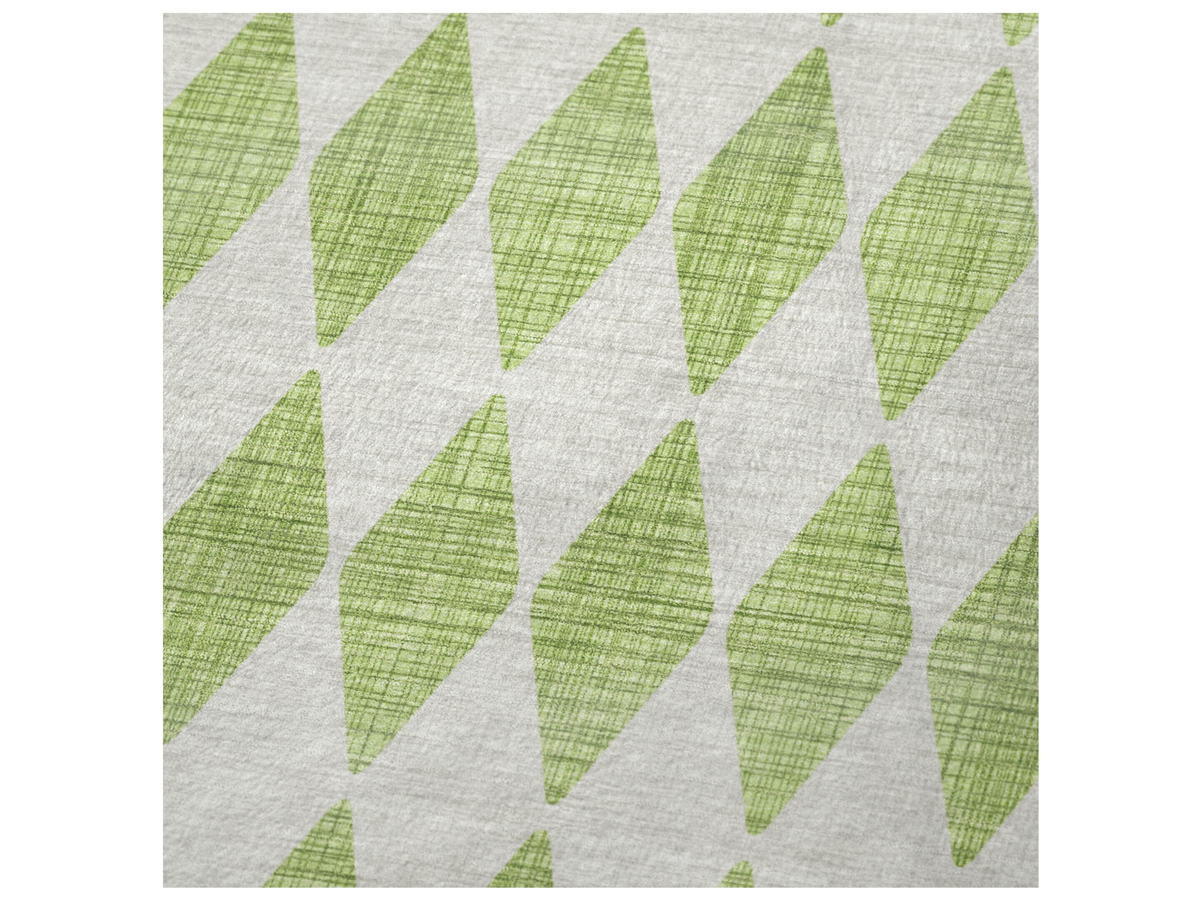 Dalyn Sherpa Green Polyester Throw