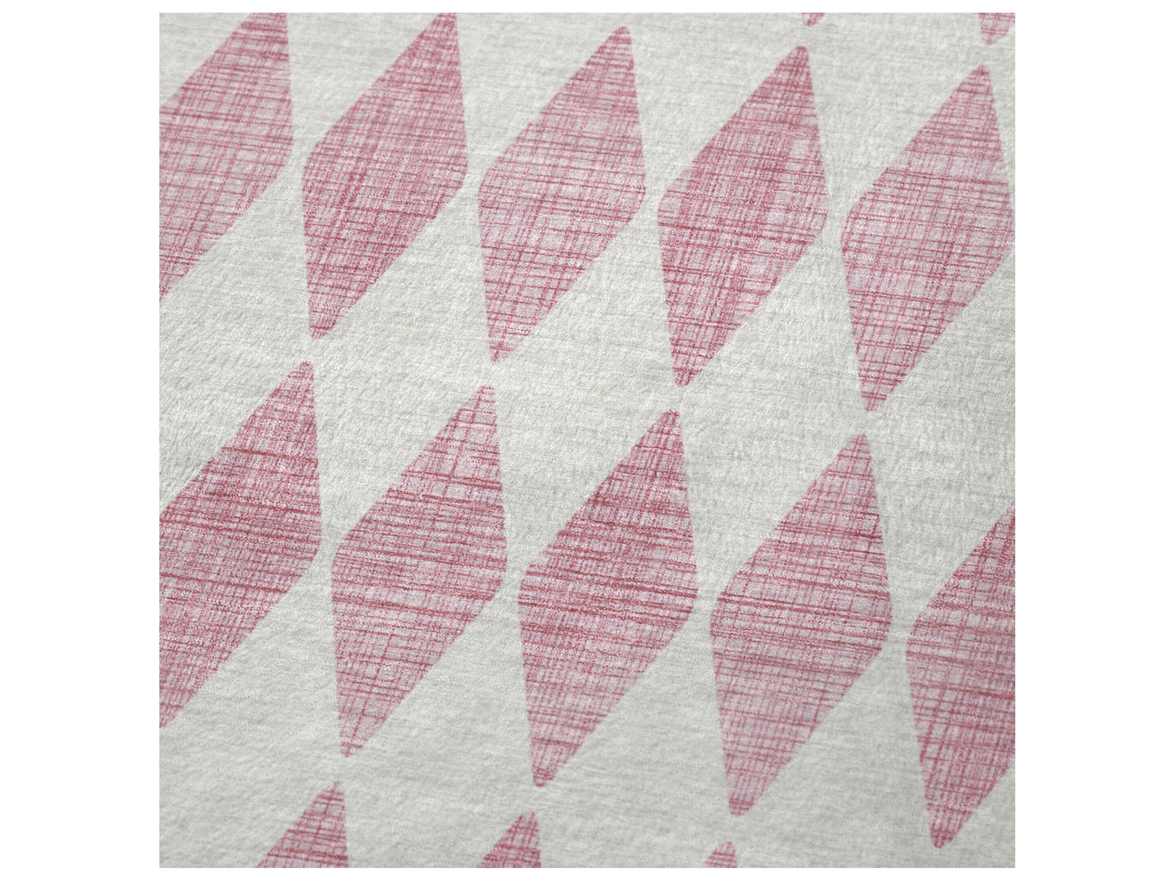 Dalyn Sherpa Pink Polyester Throw
