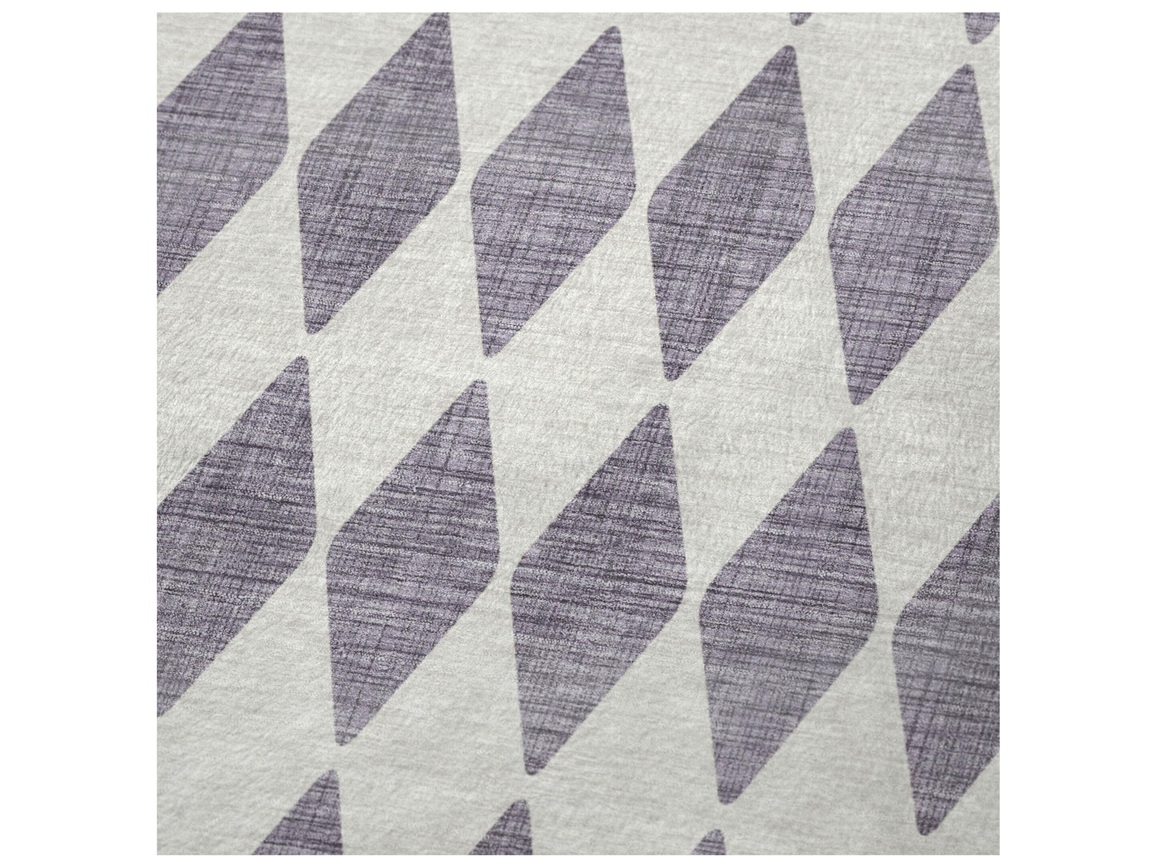 Dalyn Sherpa Purple Polyester Throw