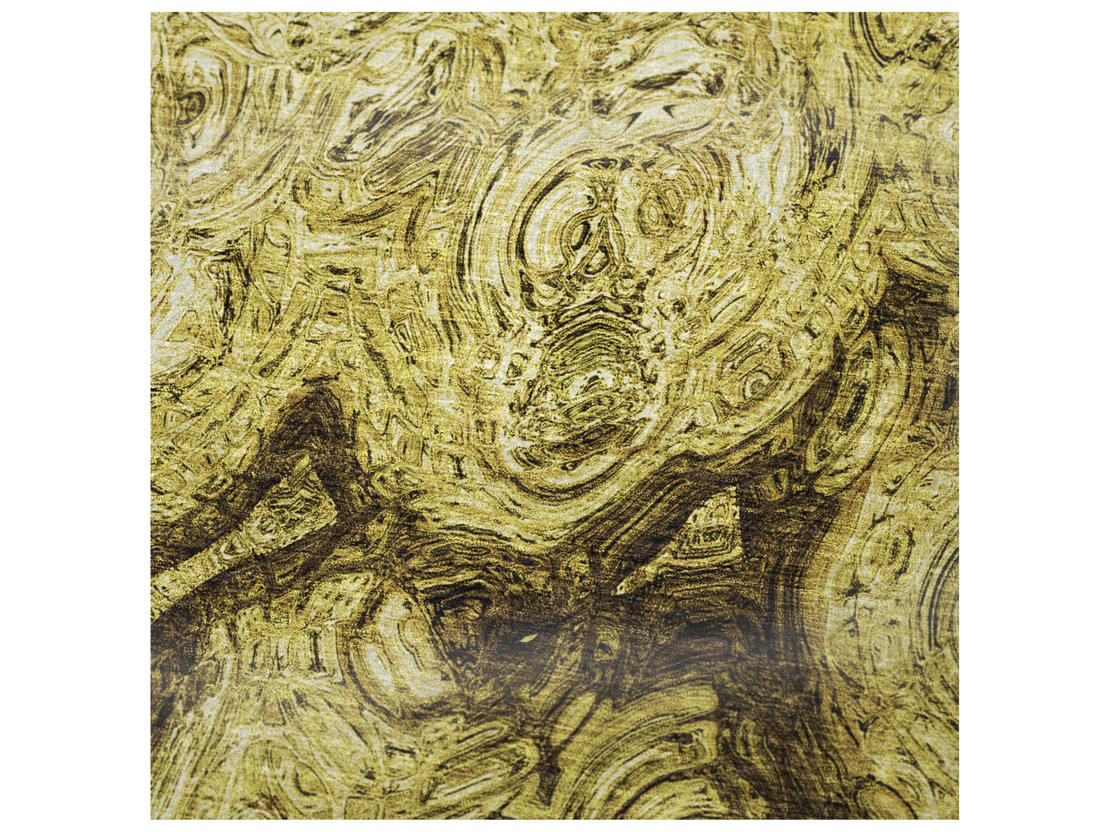 Dalyn Sherpa Gold Polyester Throw