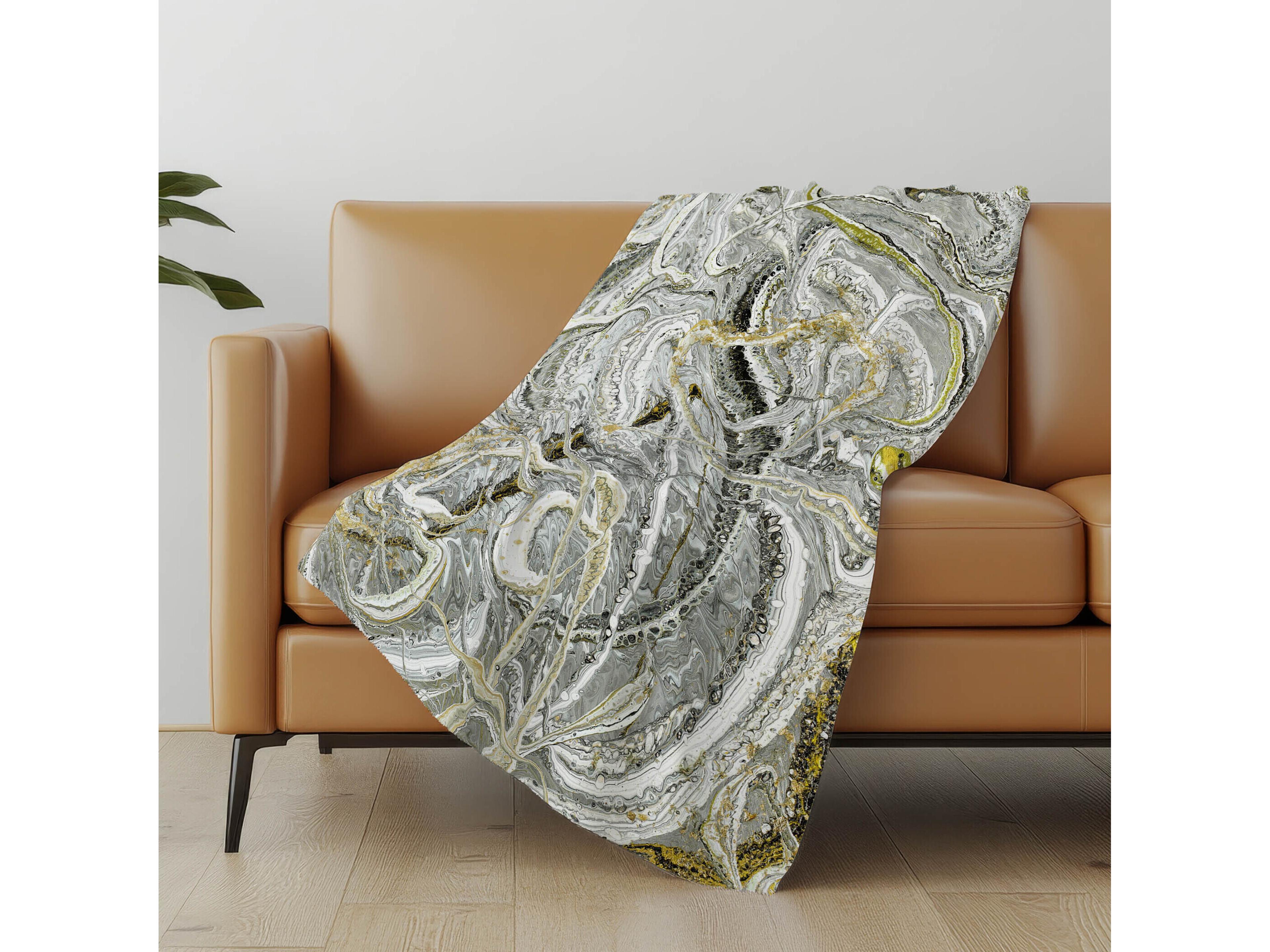 Dalyn Sherpa Neutral Polyester Throw