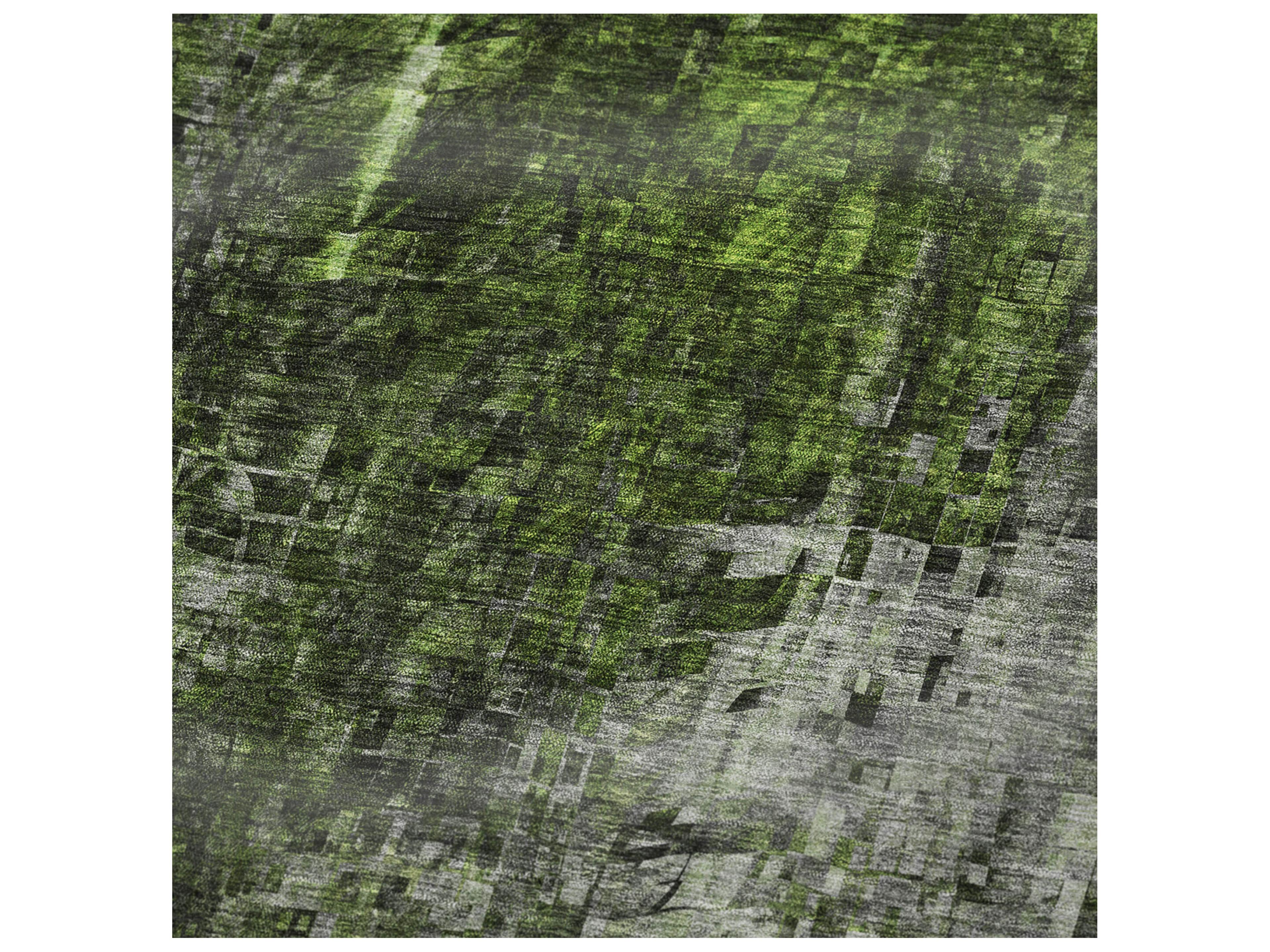 Dalyn Sherpa Green Polyester Throw