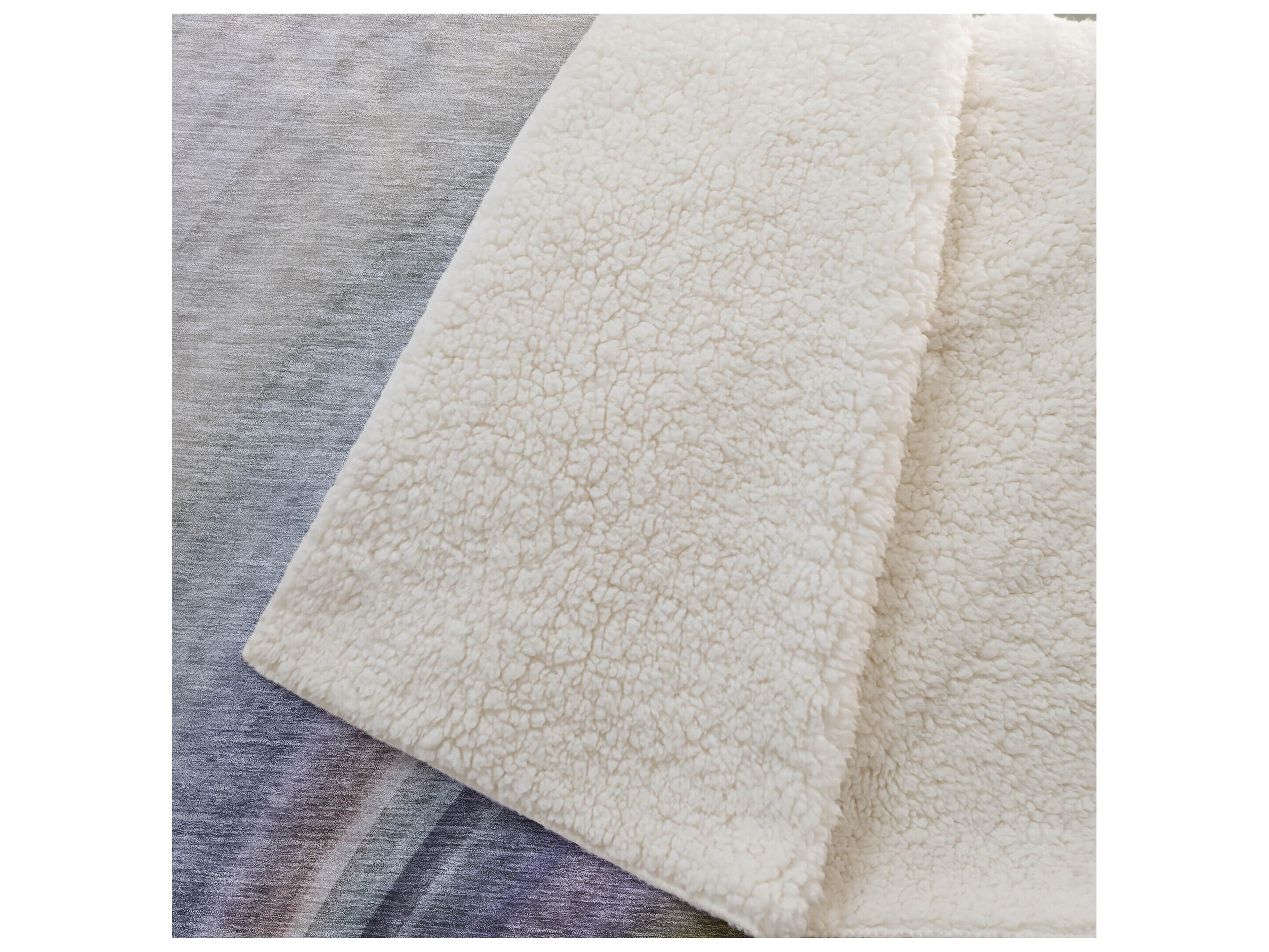 Dalyn Sherpa Brown Polyester Throw