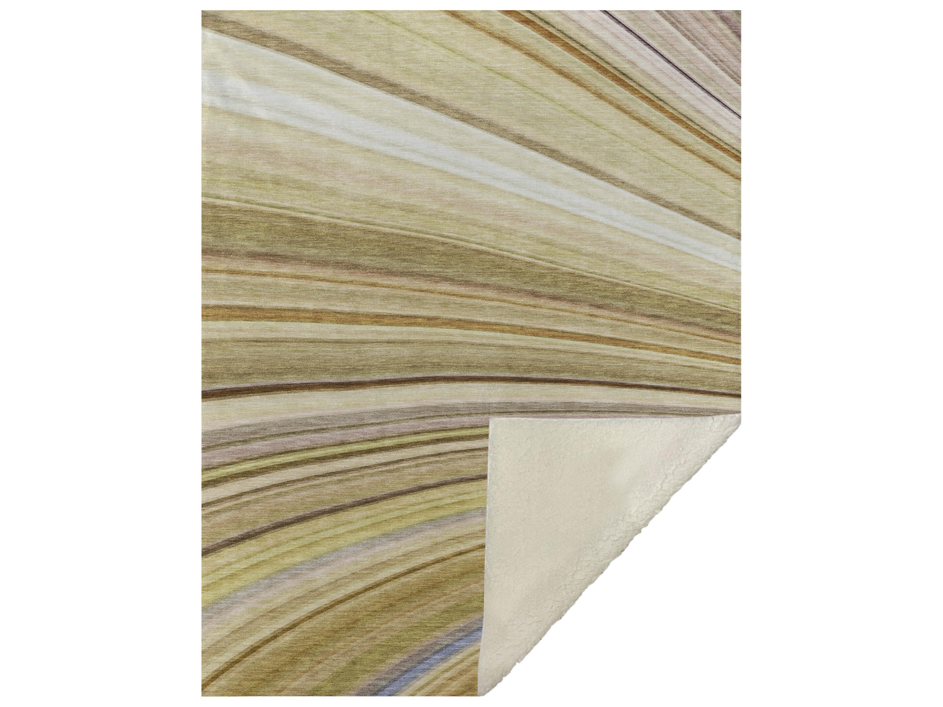 Sherpa Brown Polyester Throw