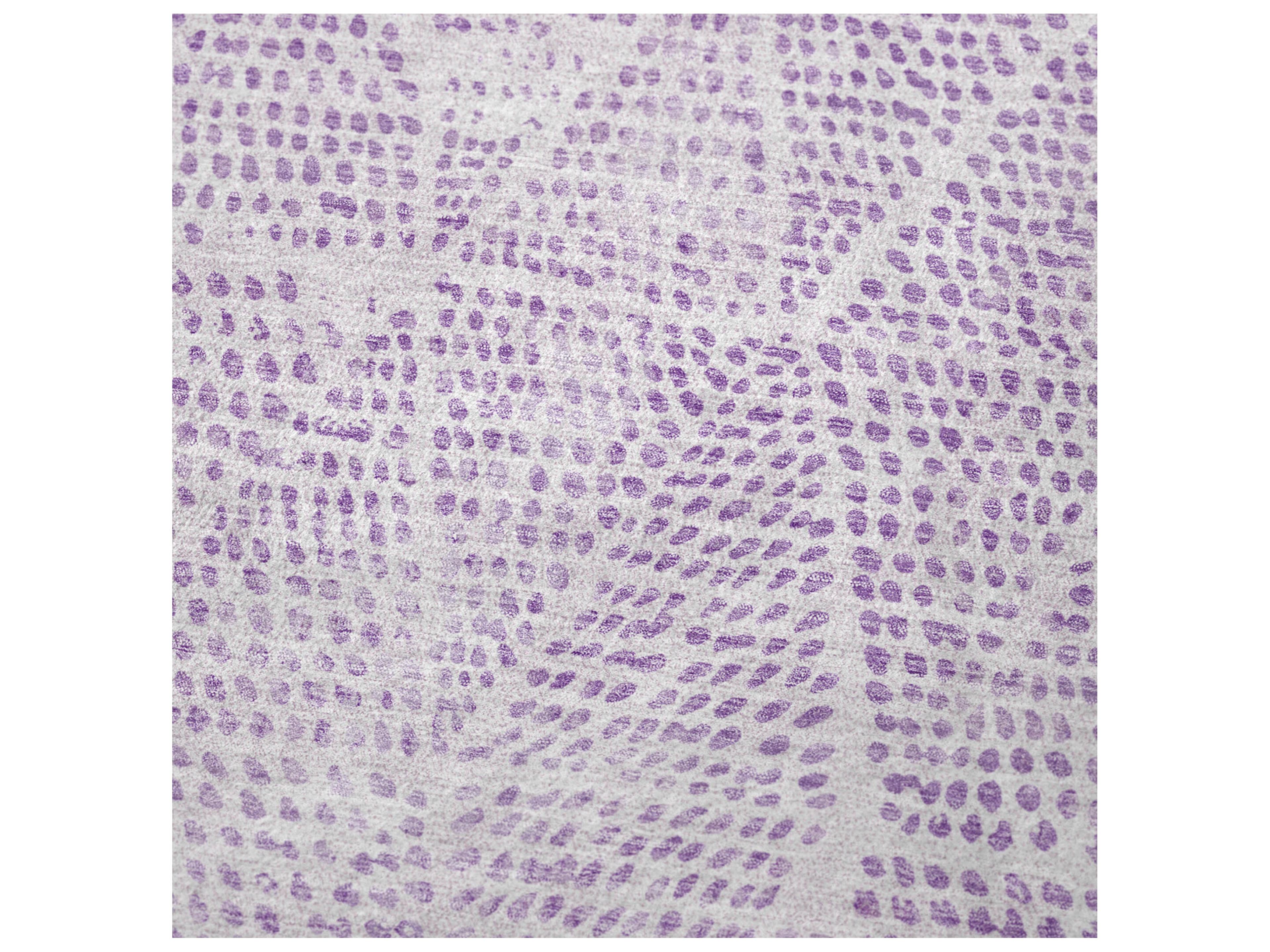 Dalyn Sherpa Purple Polyester Throw