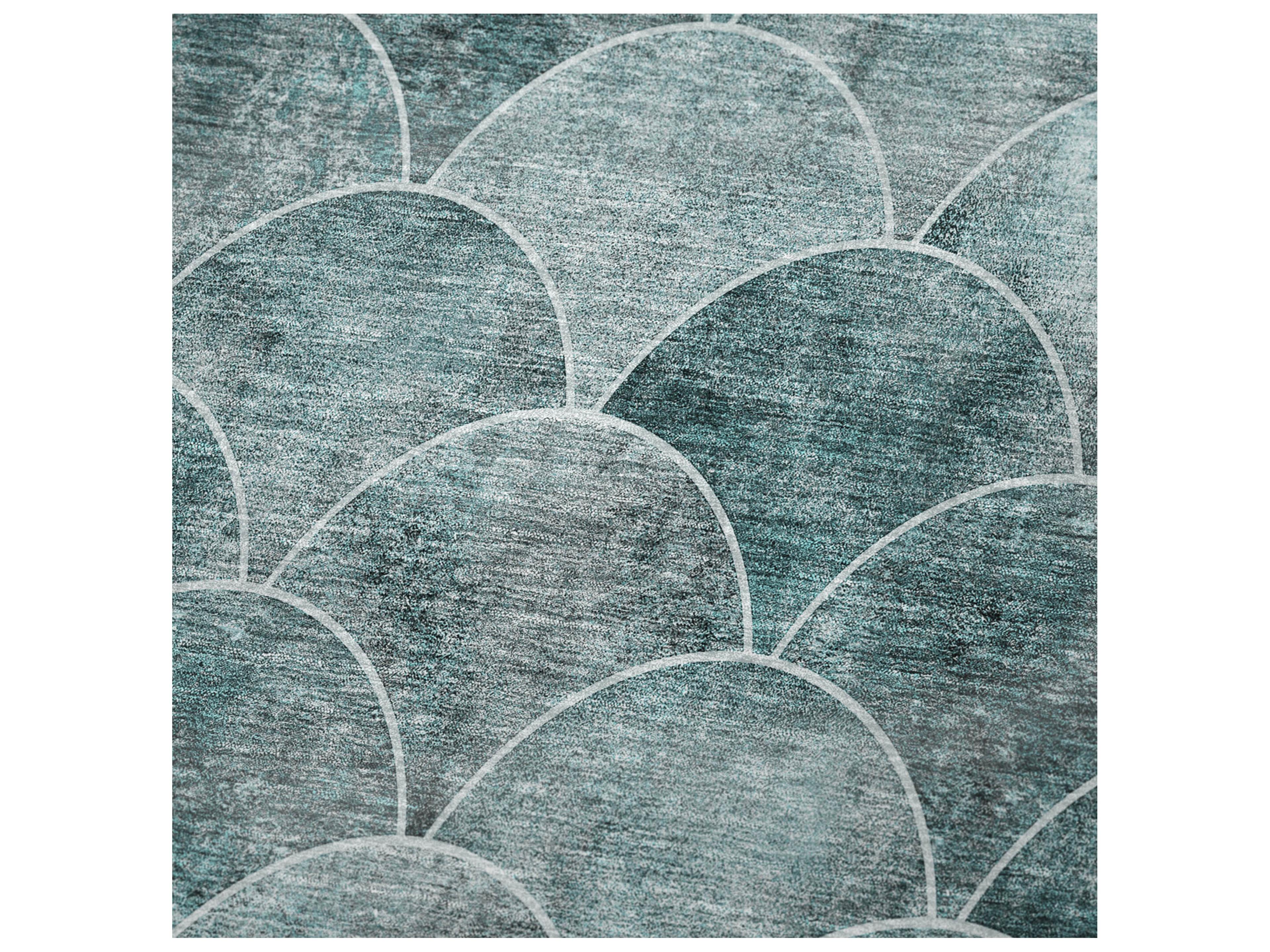 Dalyn Sherpa Teal Polyester Throw