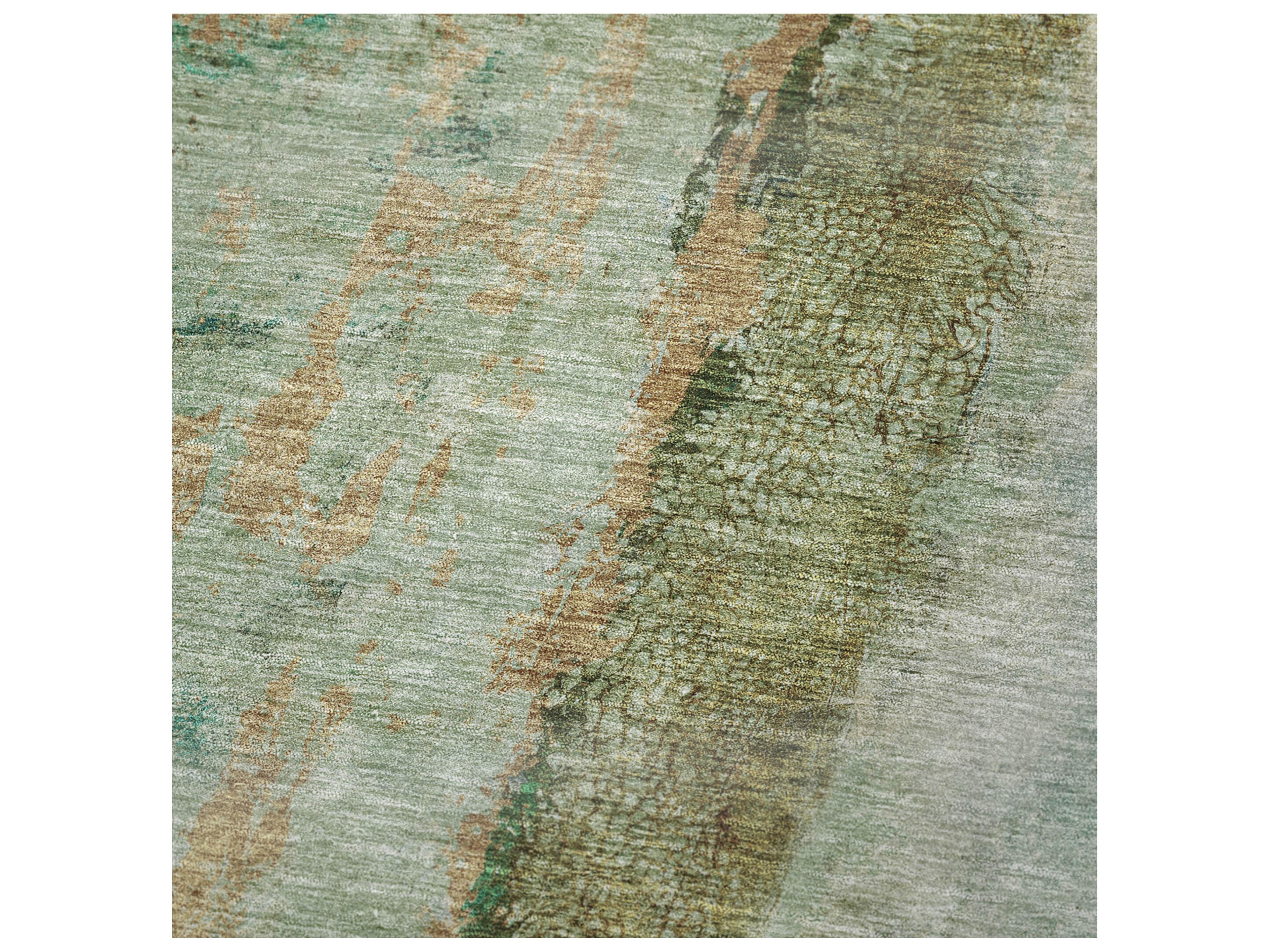 Dalyn Sherpa Green Polyester Throw