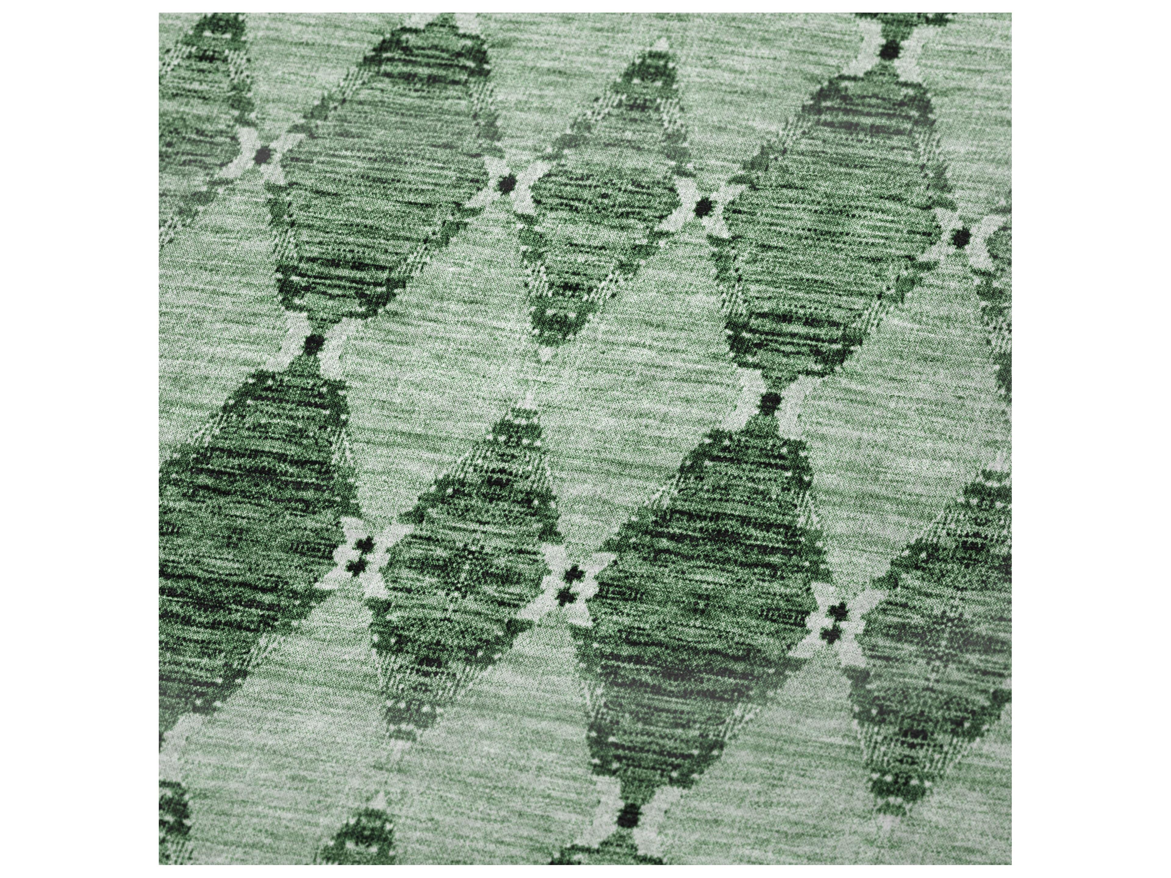 Dalyn Sherpa Green Polyester Throw