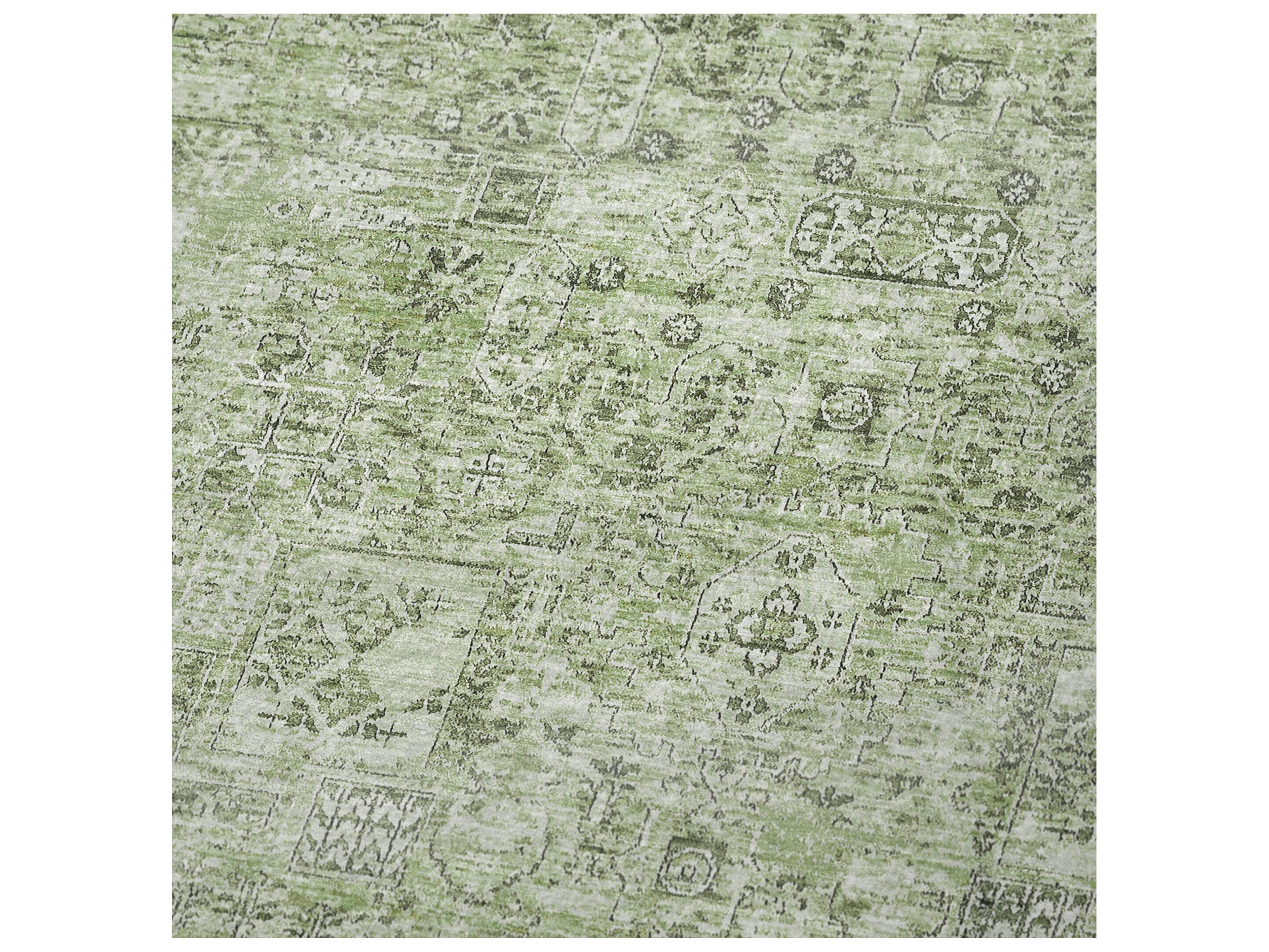 Dalyn Sherpa Green Polyester Throw