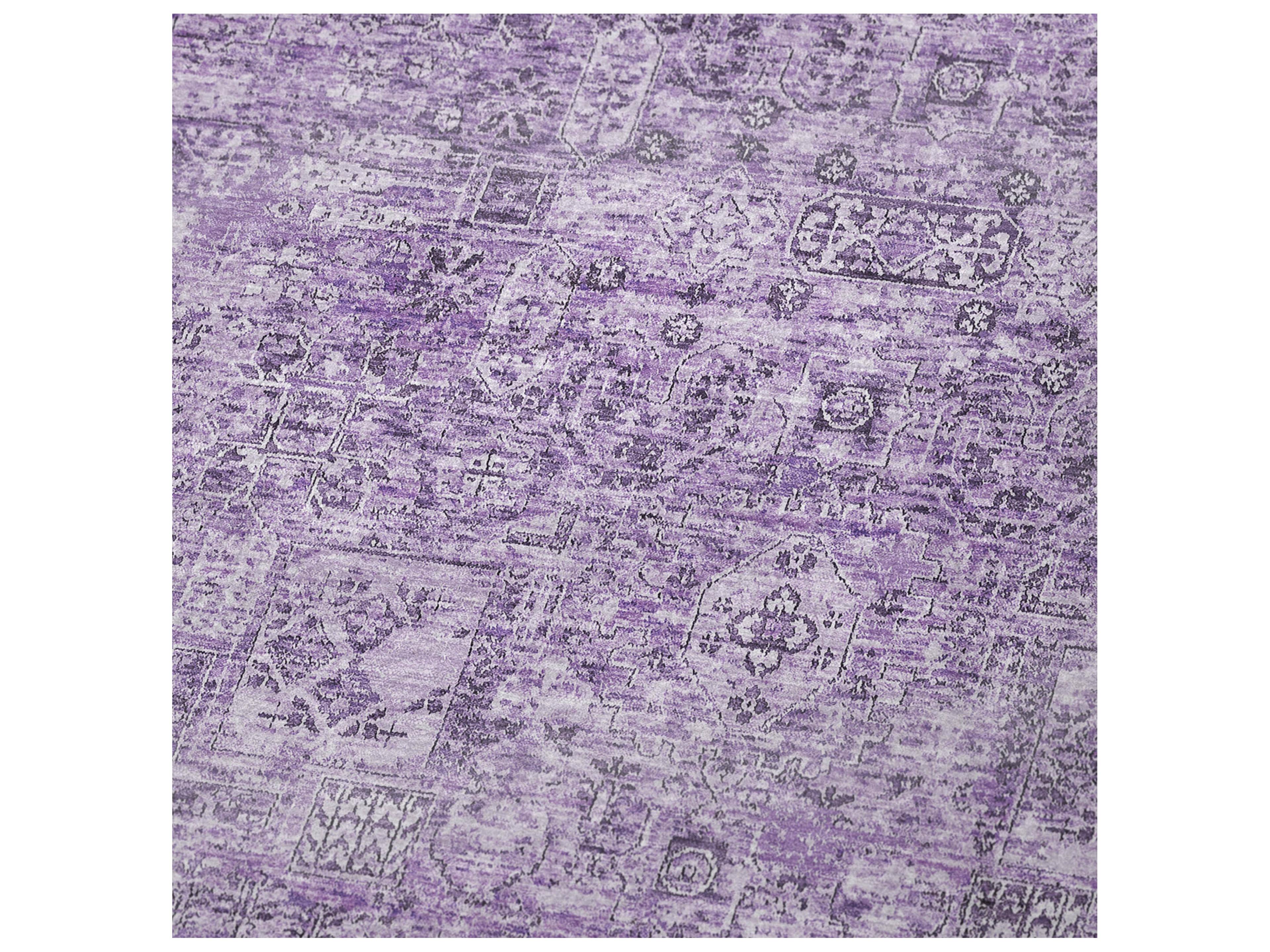 Dalyn Sherpa Purple Polyester Throw