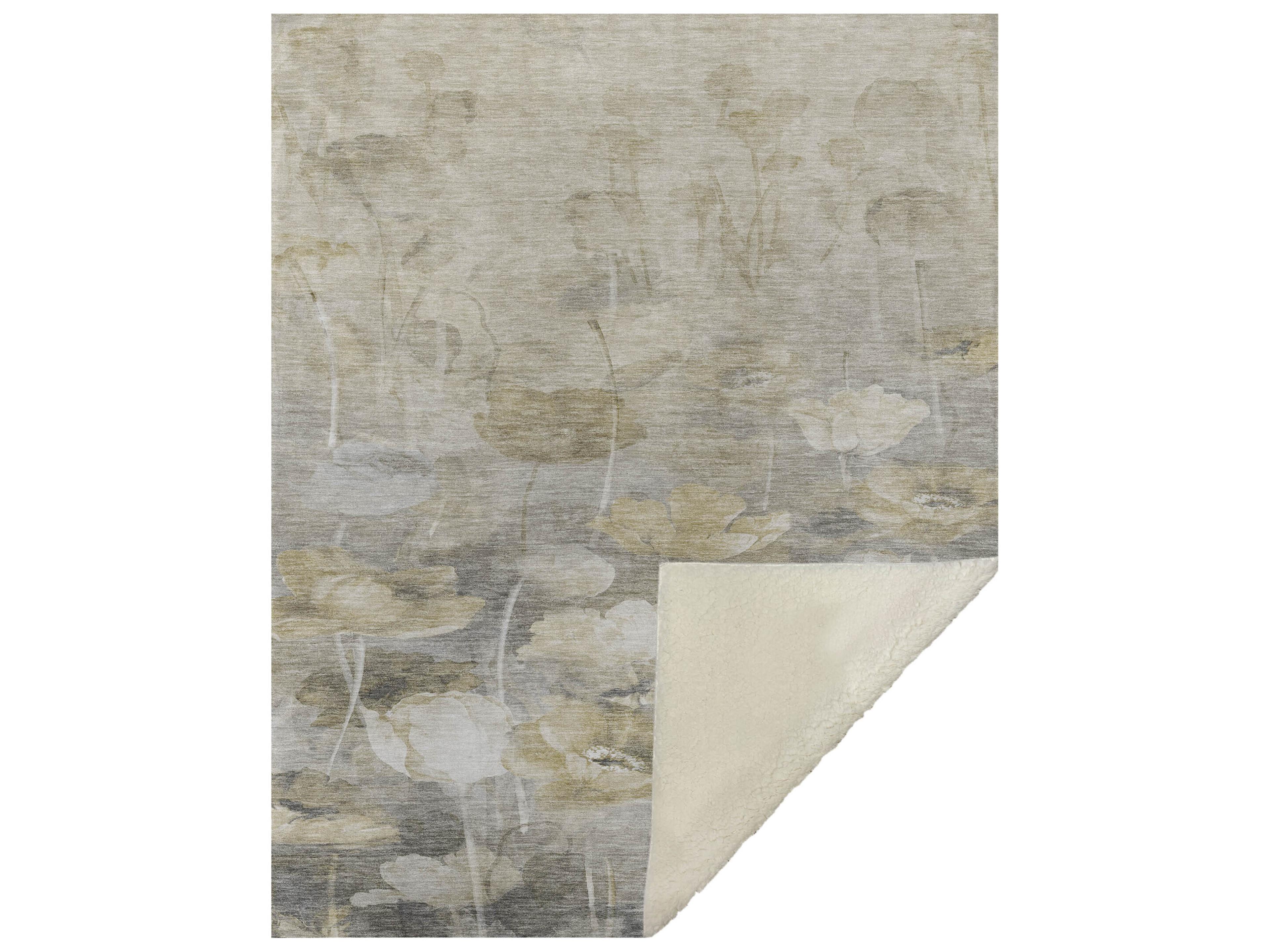 Sherpa Brown Polyester Throw