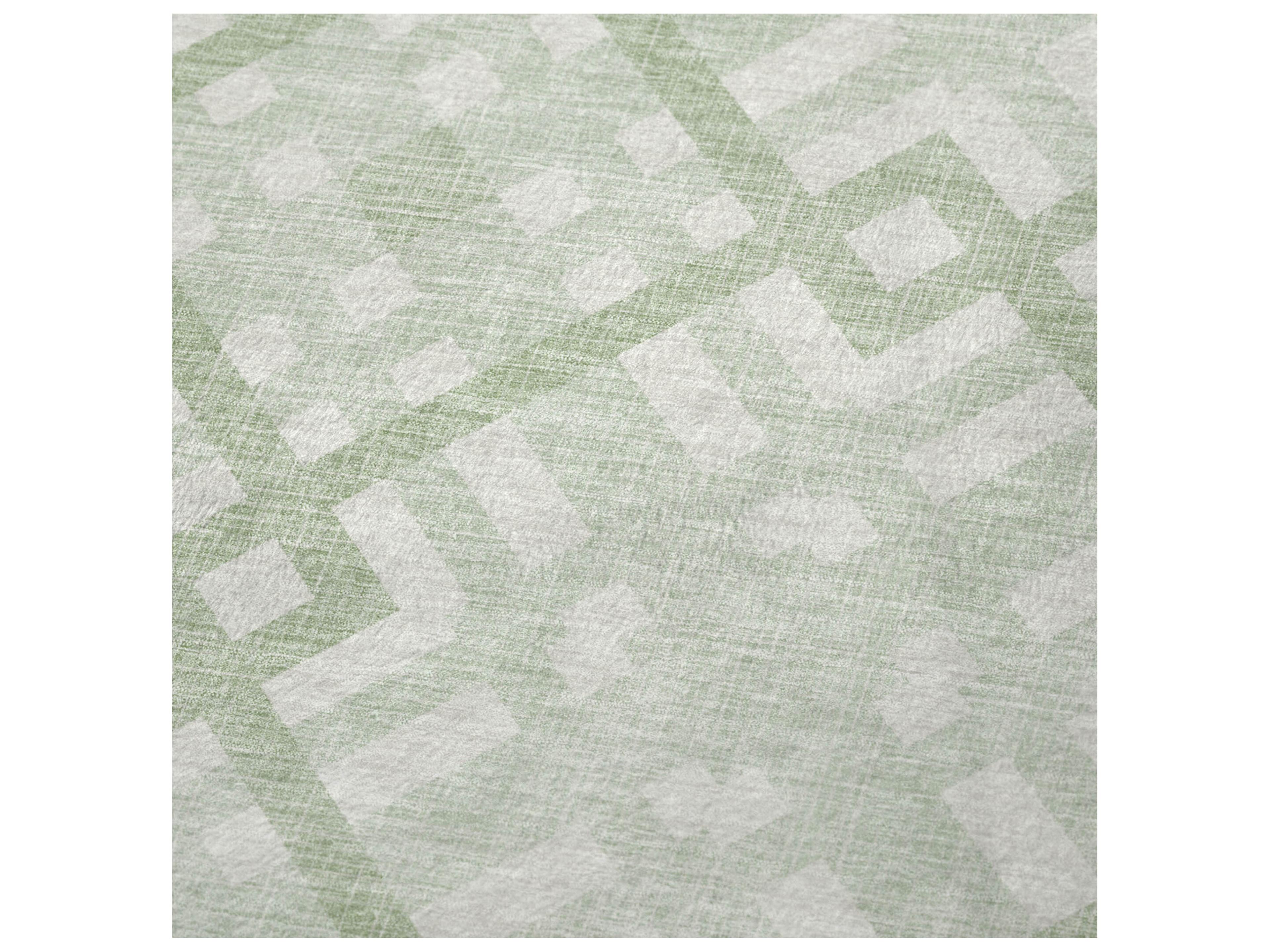Dalyn Sherpa Green Polyester Throw