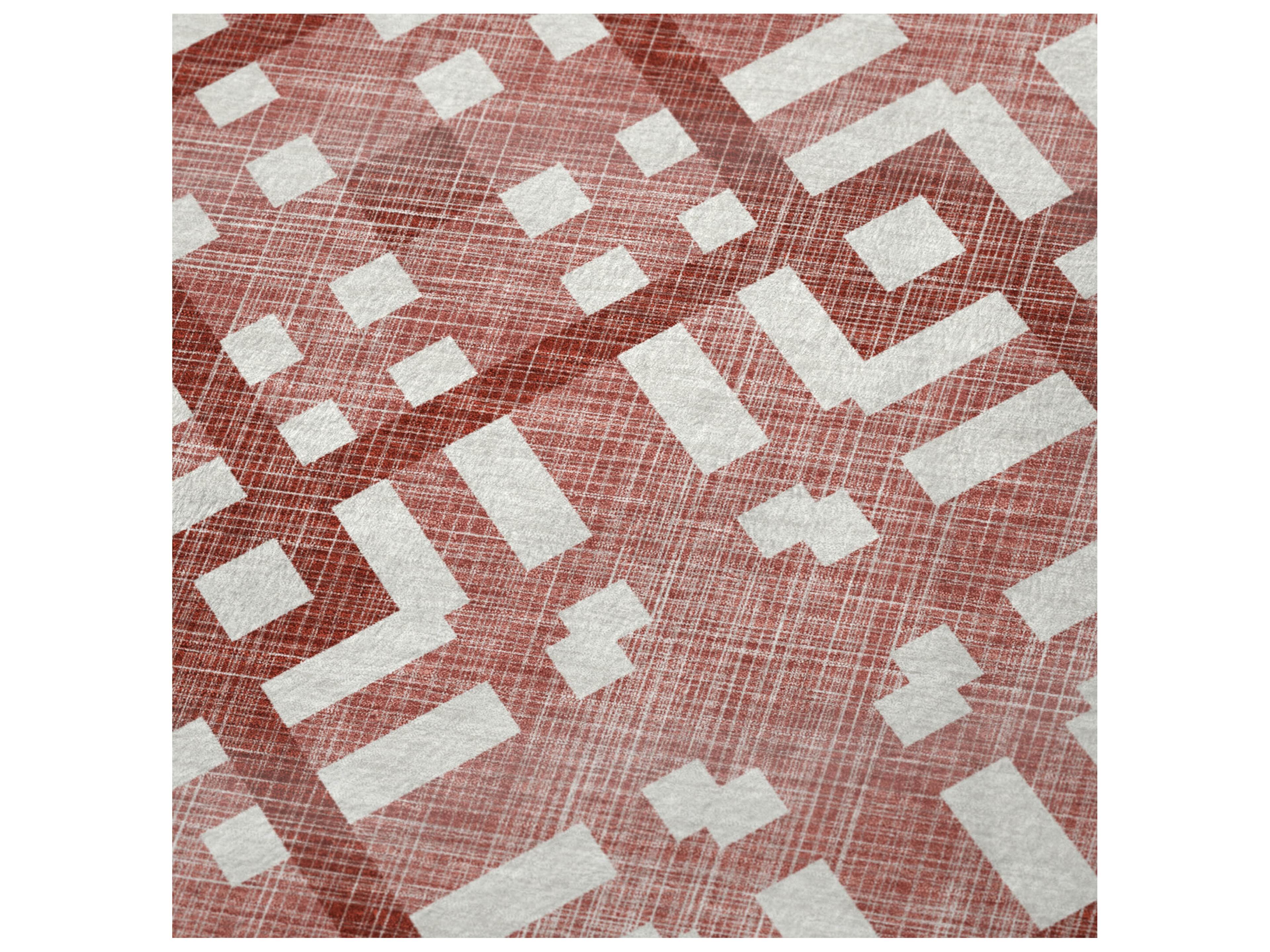 Dalyn Sherpa Red Polyester Throw