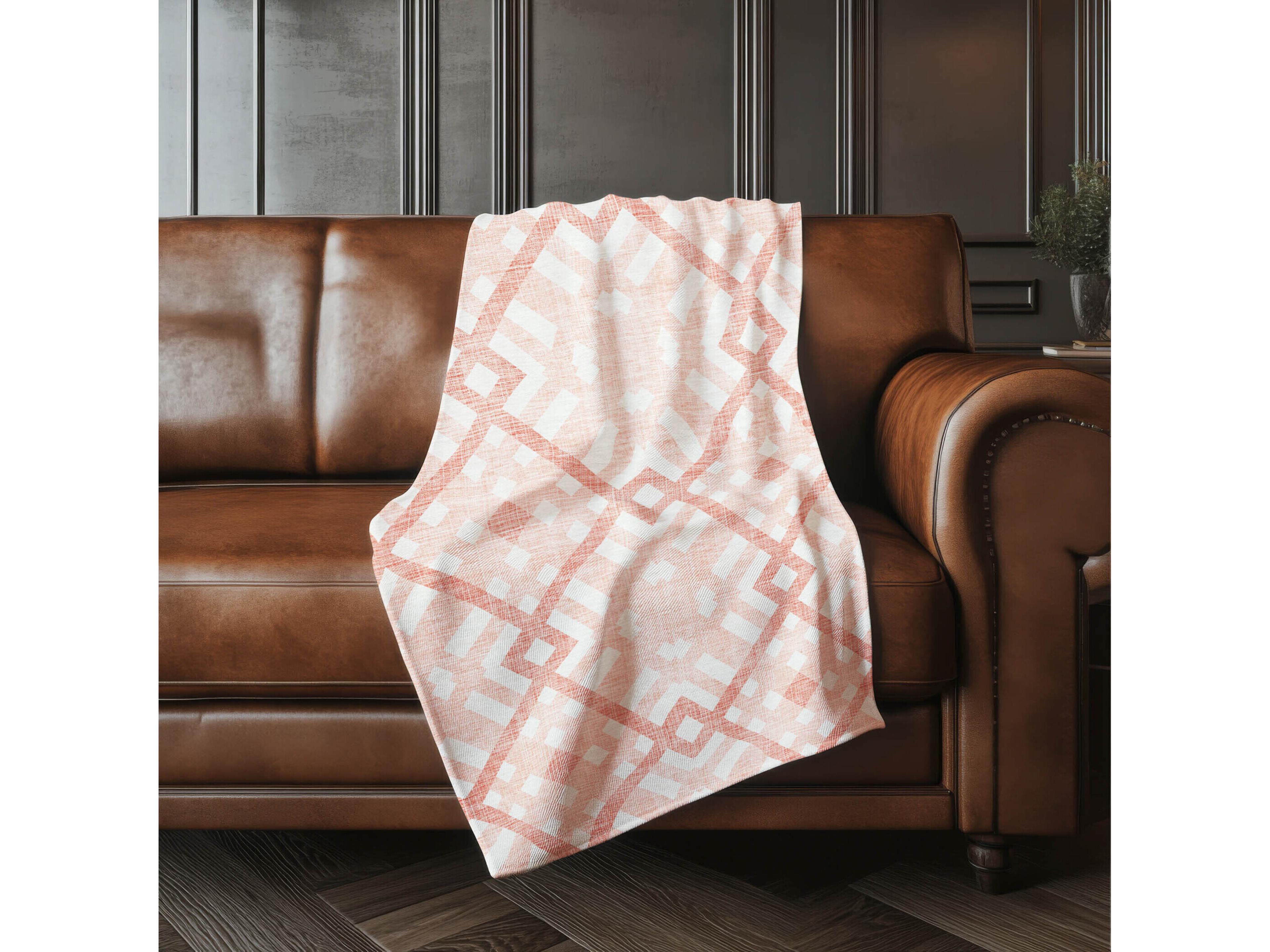 Dalyn Sherpa Orange Polyester Throw