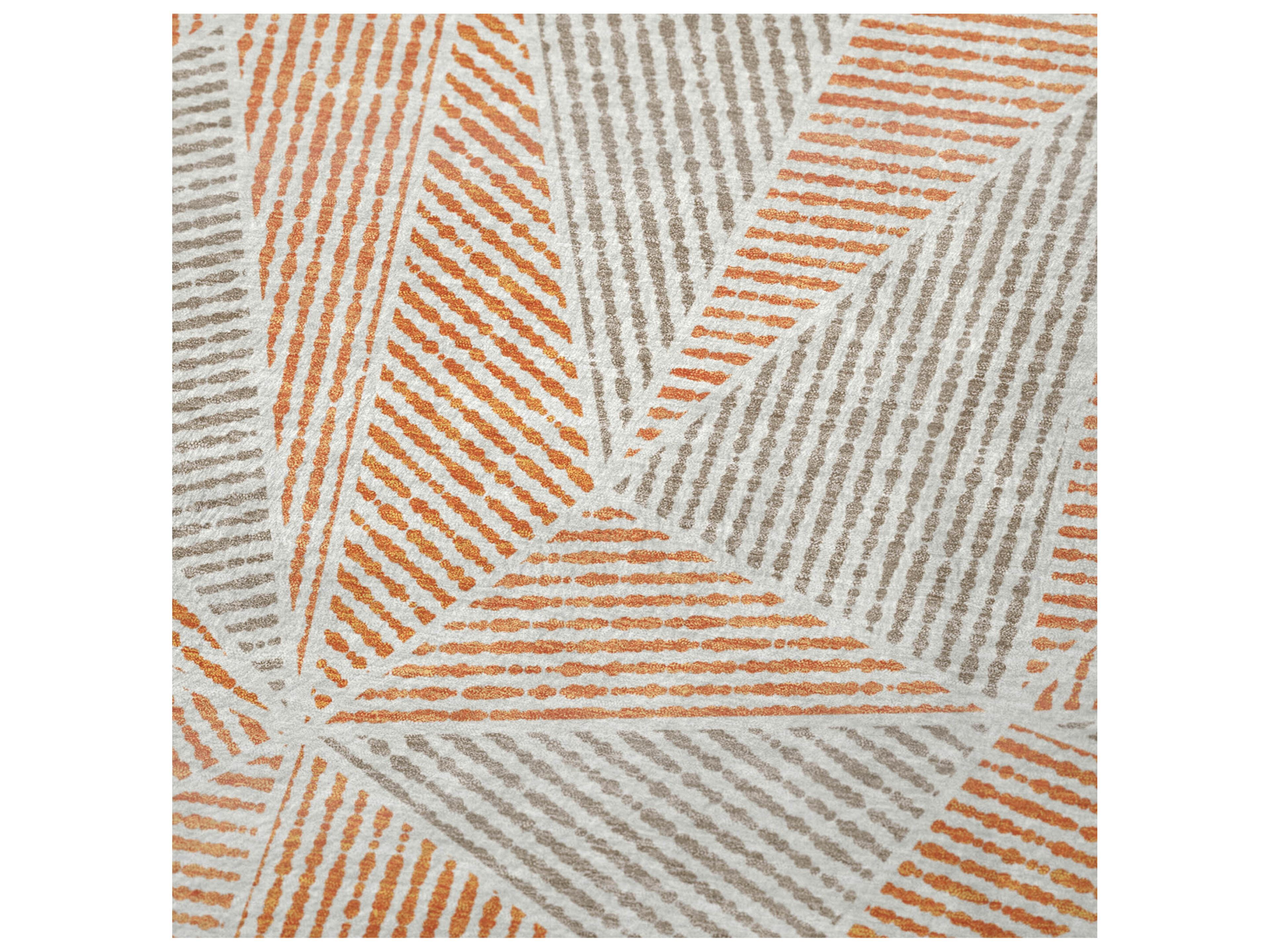 Dalyn Sherpa Orange Polyester Throw