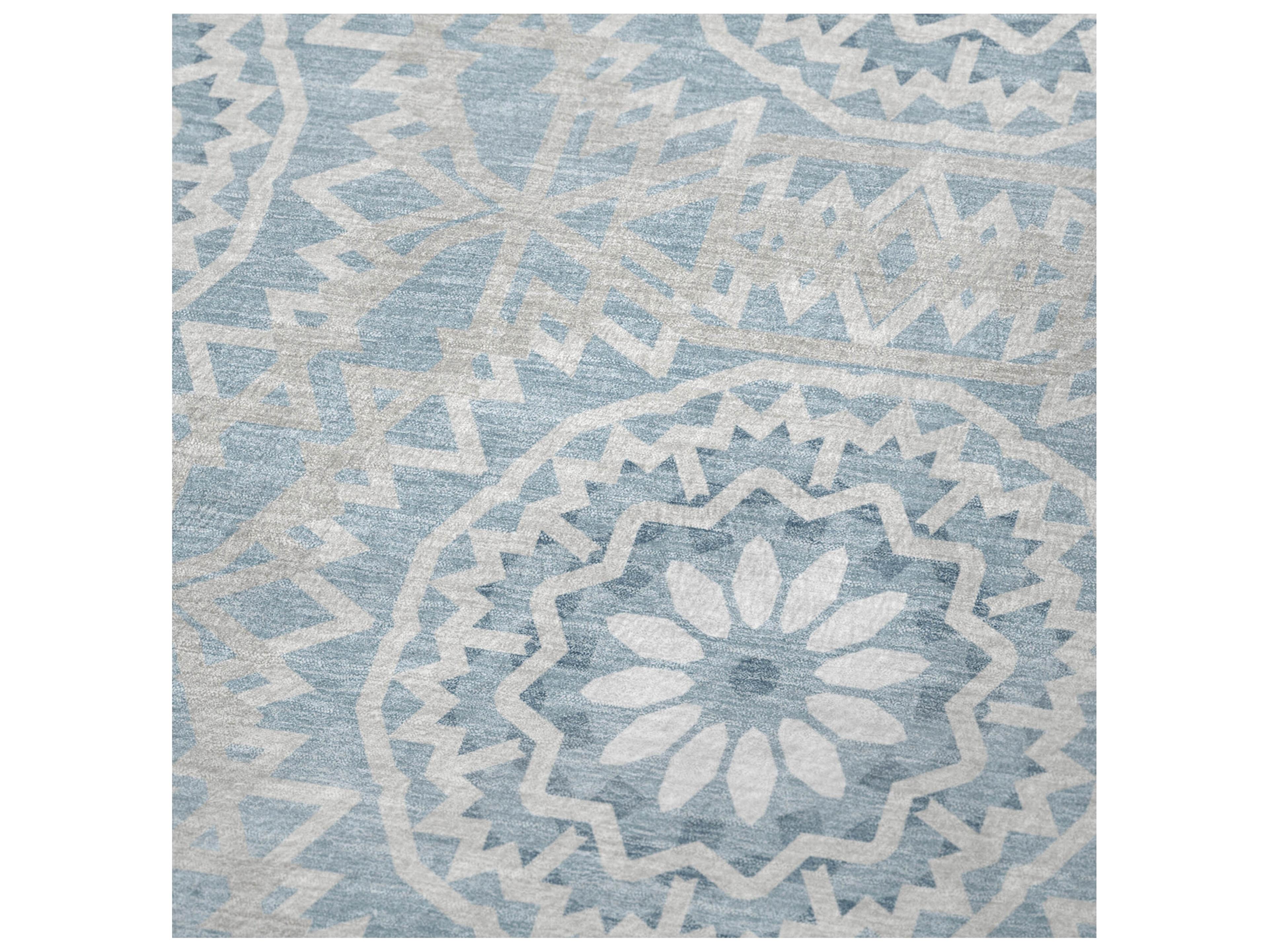 Dalyn Sherpa Blue Polyester Throw