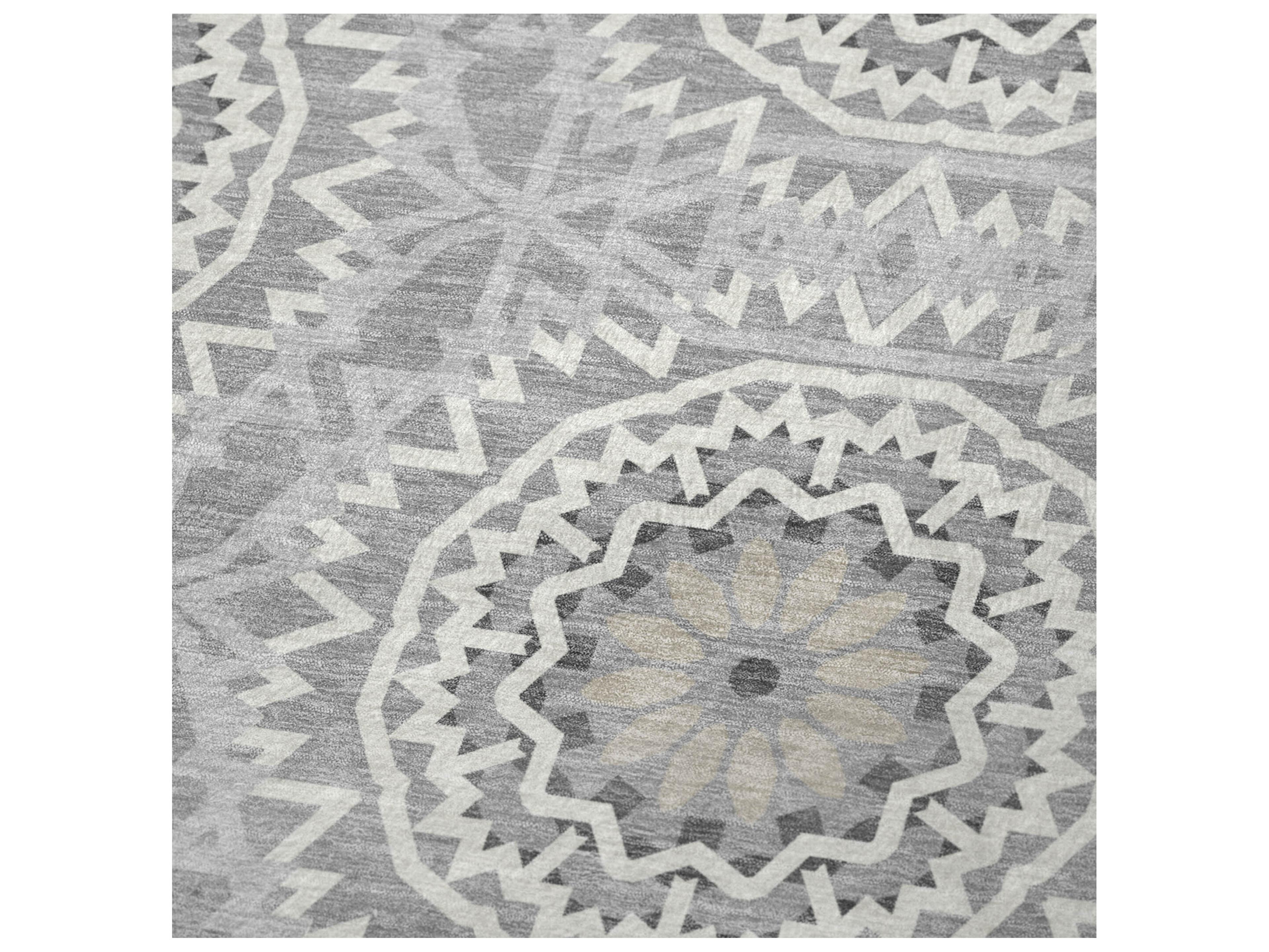 Dalyn Sherpa Gray Polyester Throw