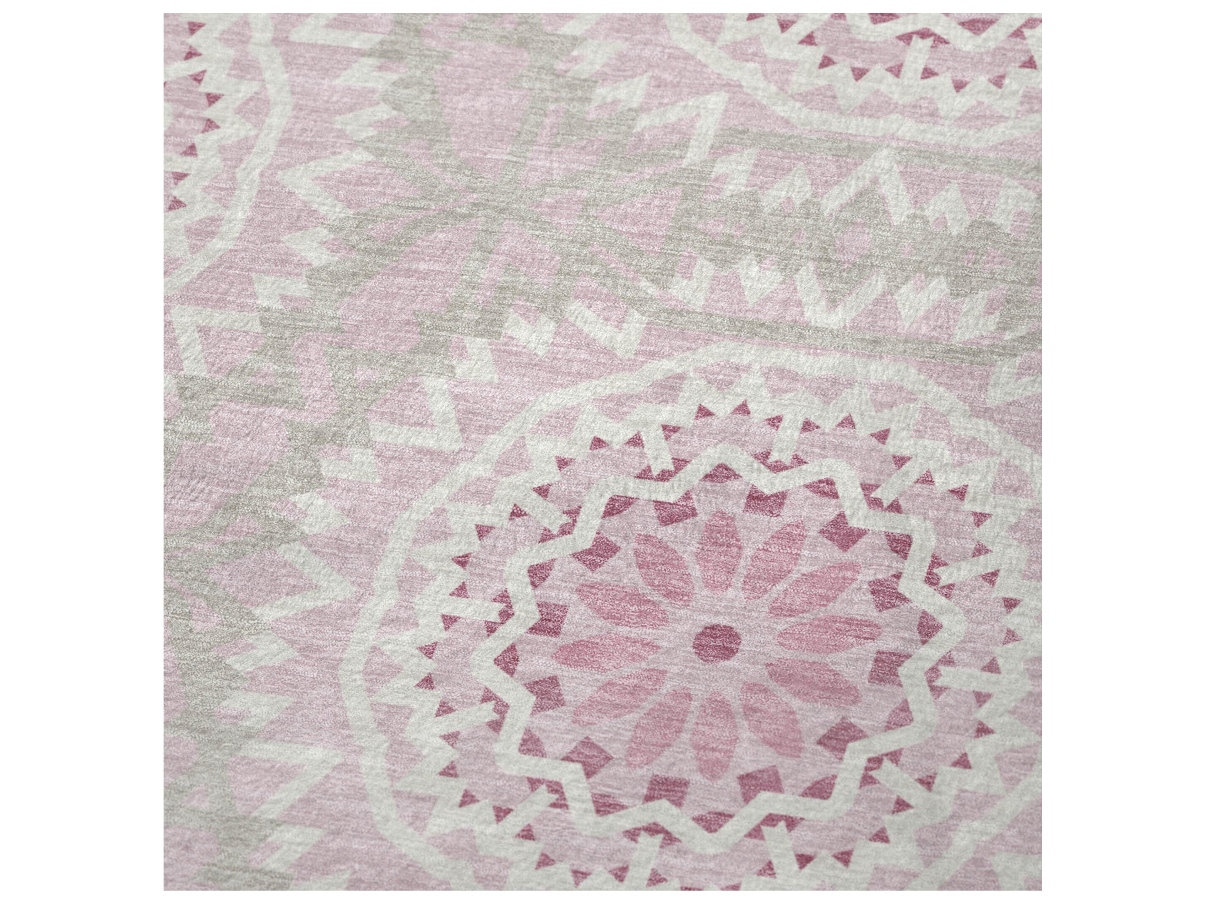 Dalyn Sherpa Pink Polyester Throw