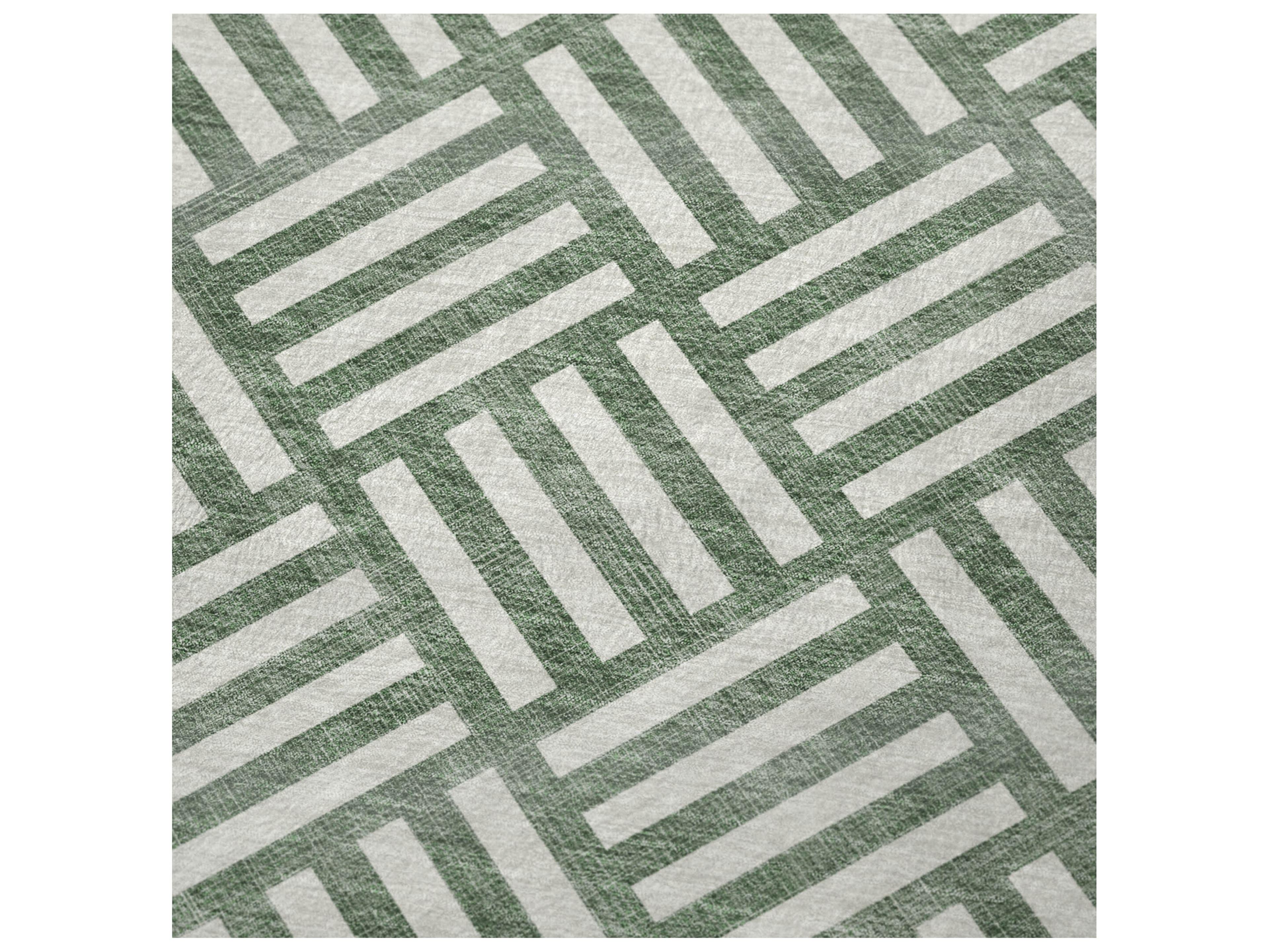 Dalyn Sherpa Green Polyester Throw
