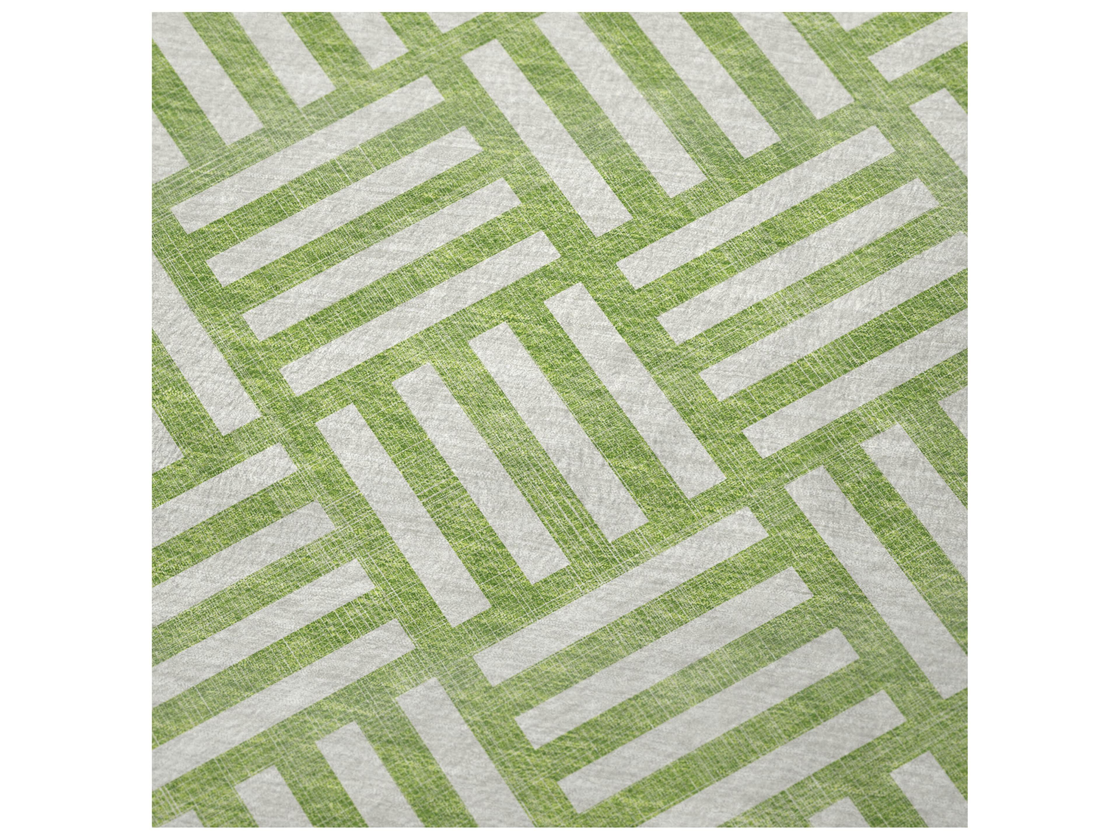 Dalyn Sherpa Green Polyester Throw