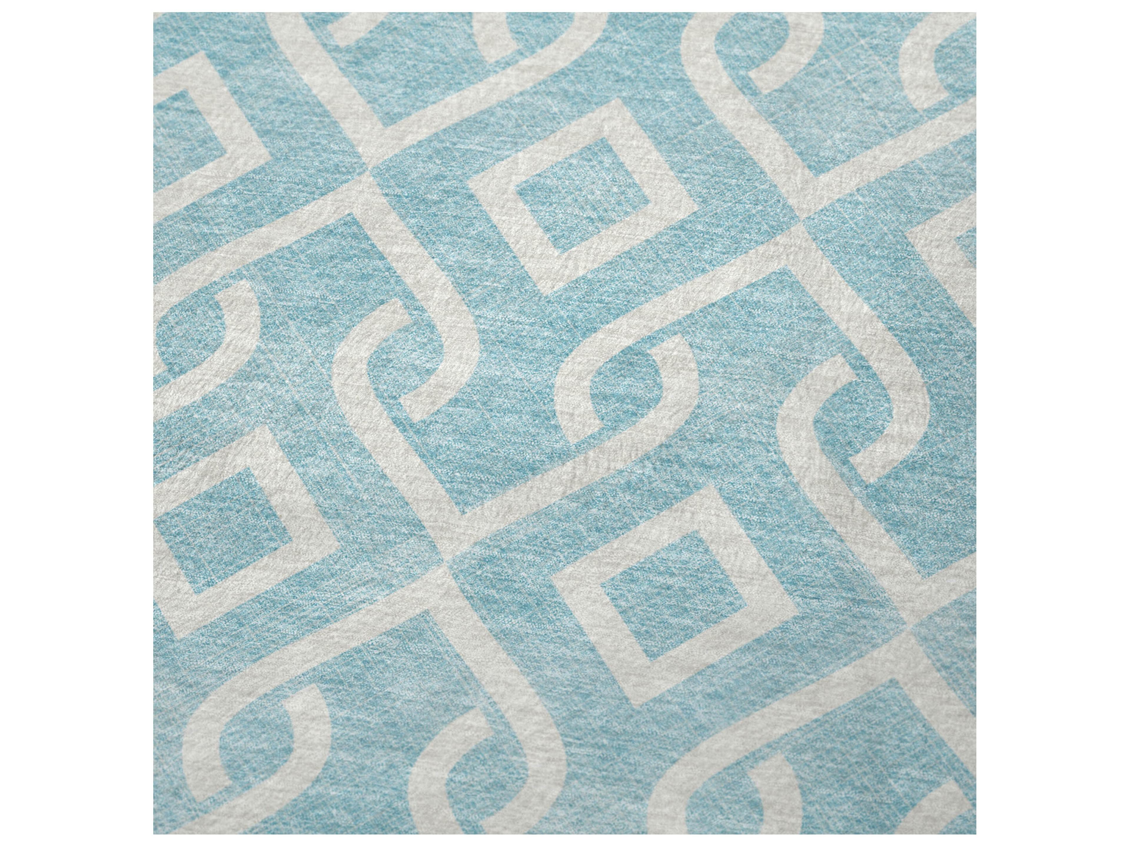 Dalyn Sherpa Teal Polyester Throw