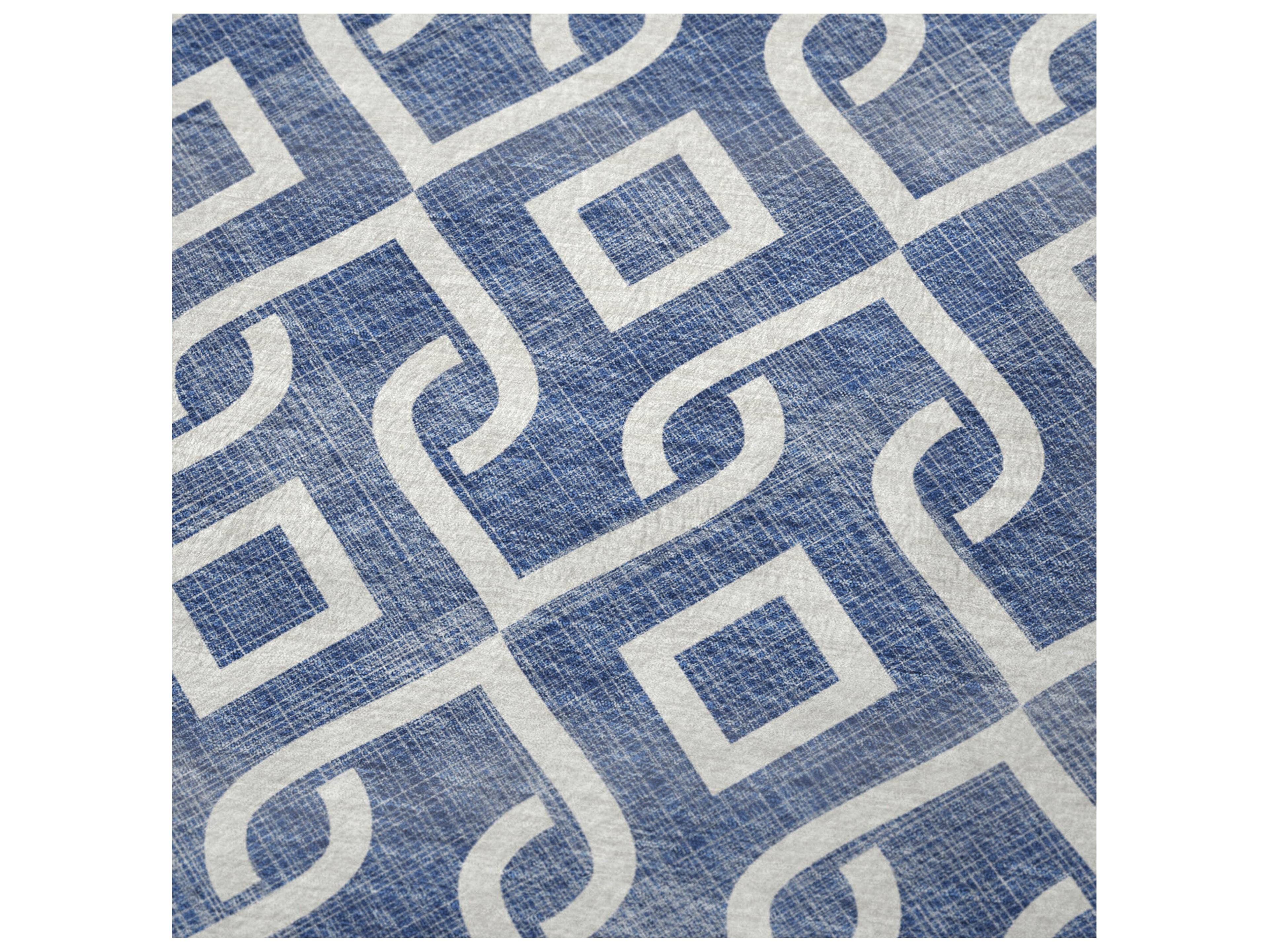 Dalyn Sherpa Blue Polyester Throw