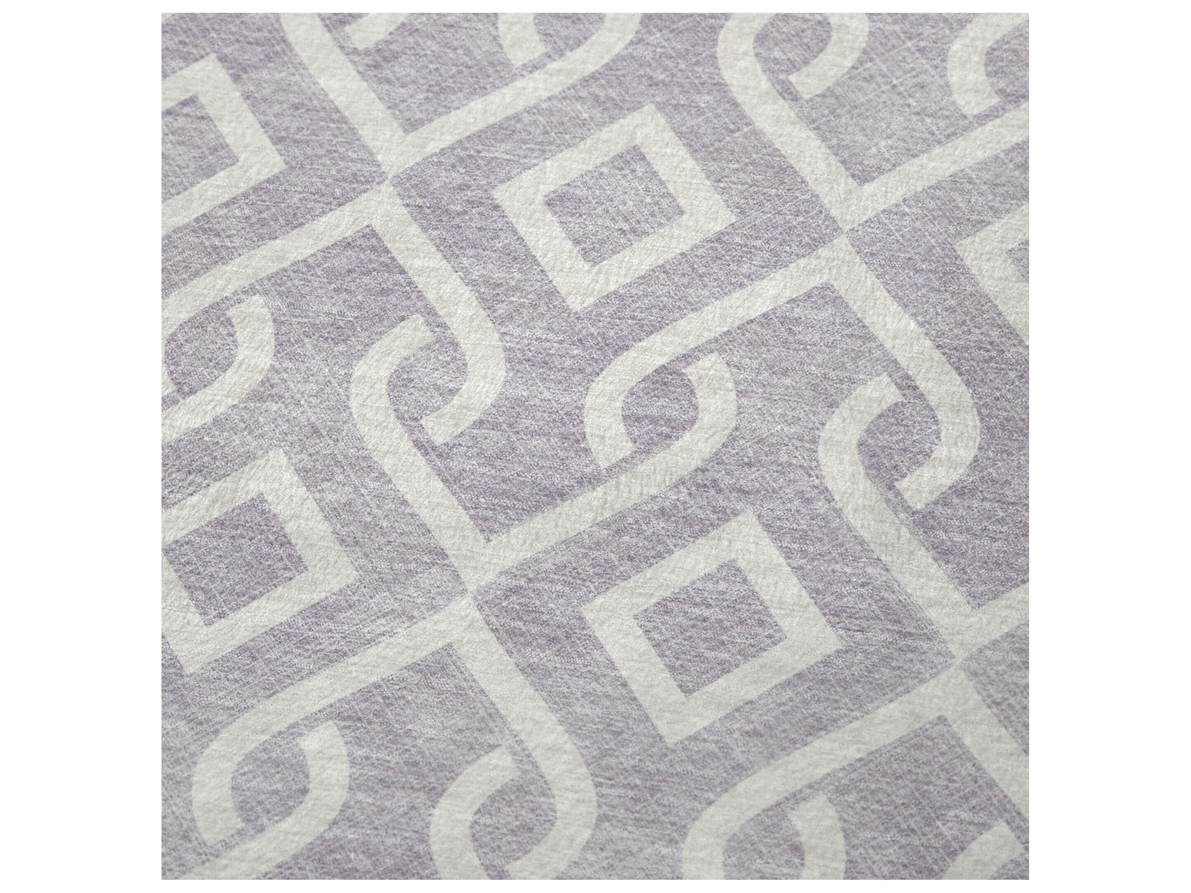 Dalyn Sherpa Purple Polyester Throw