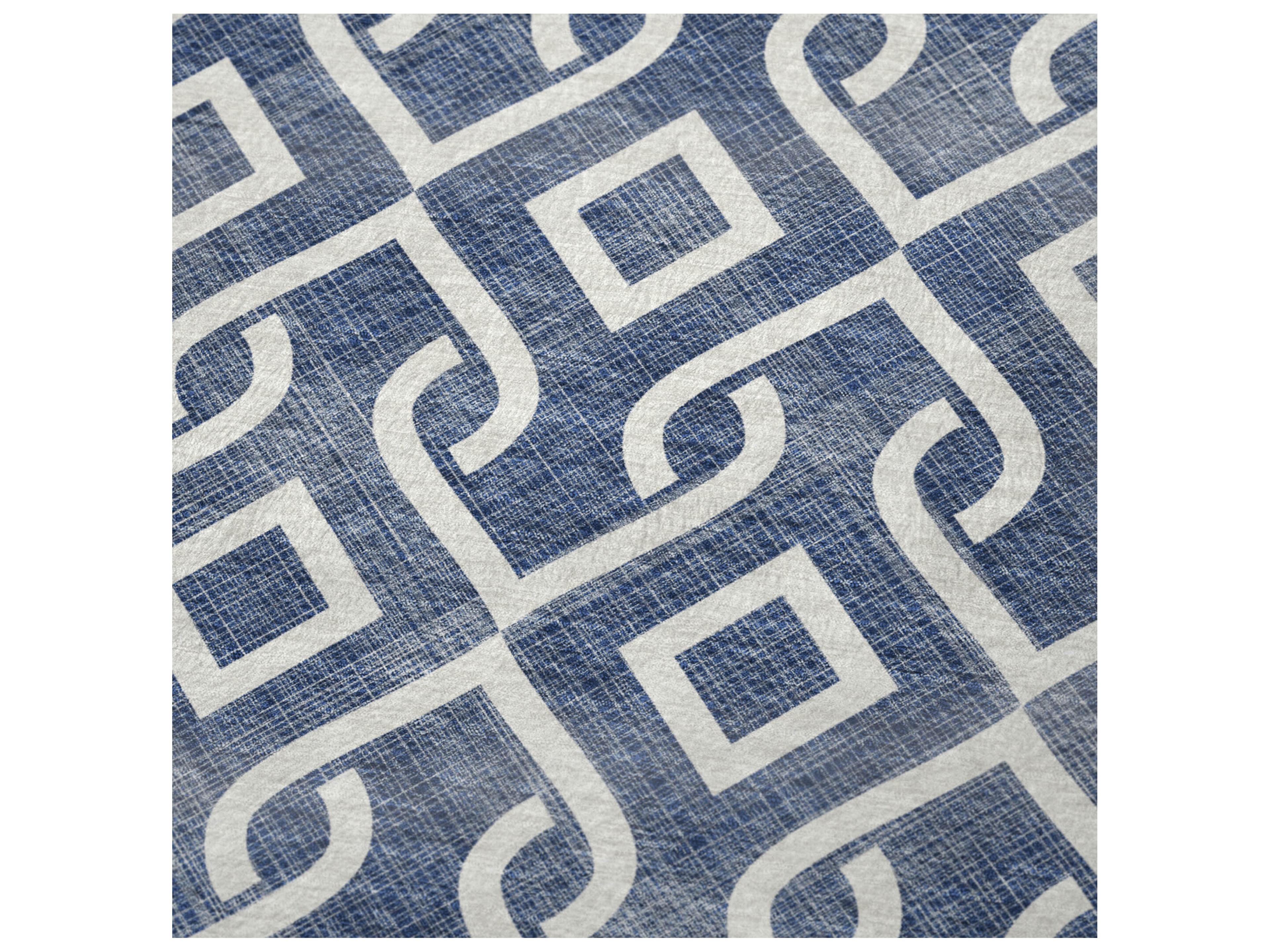 Dalyn Sherpa Blue Polyester Throw